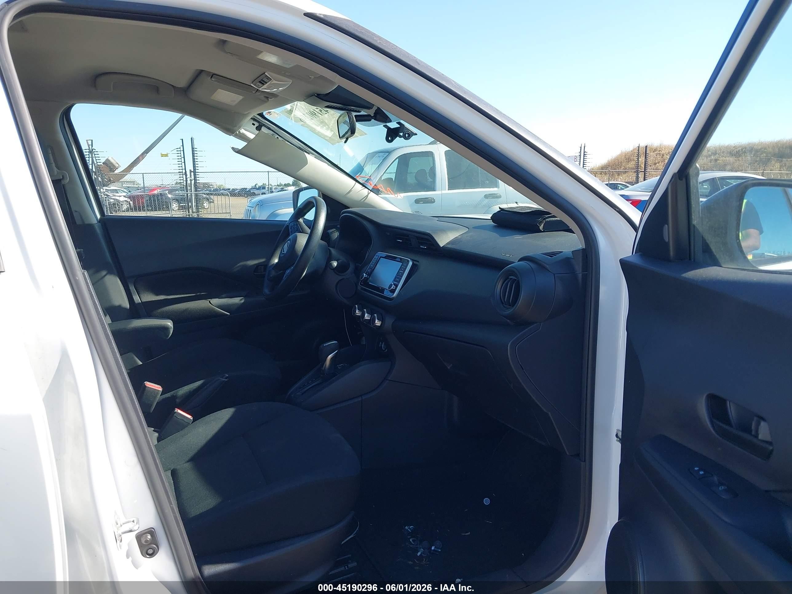 2023 Nissan Kicks S Xtronic Cvt White vin: 3N1CP5BV8PL514807