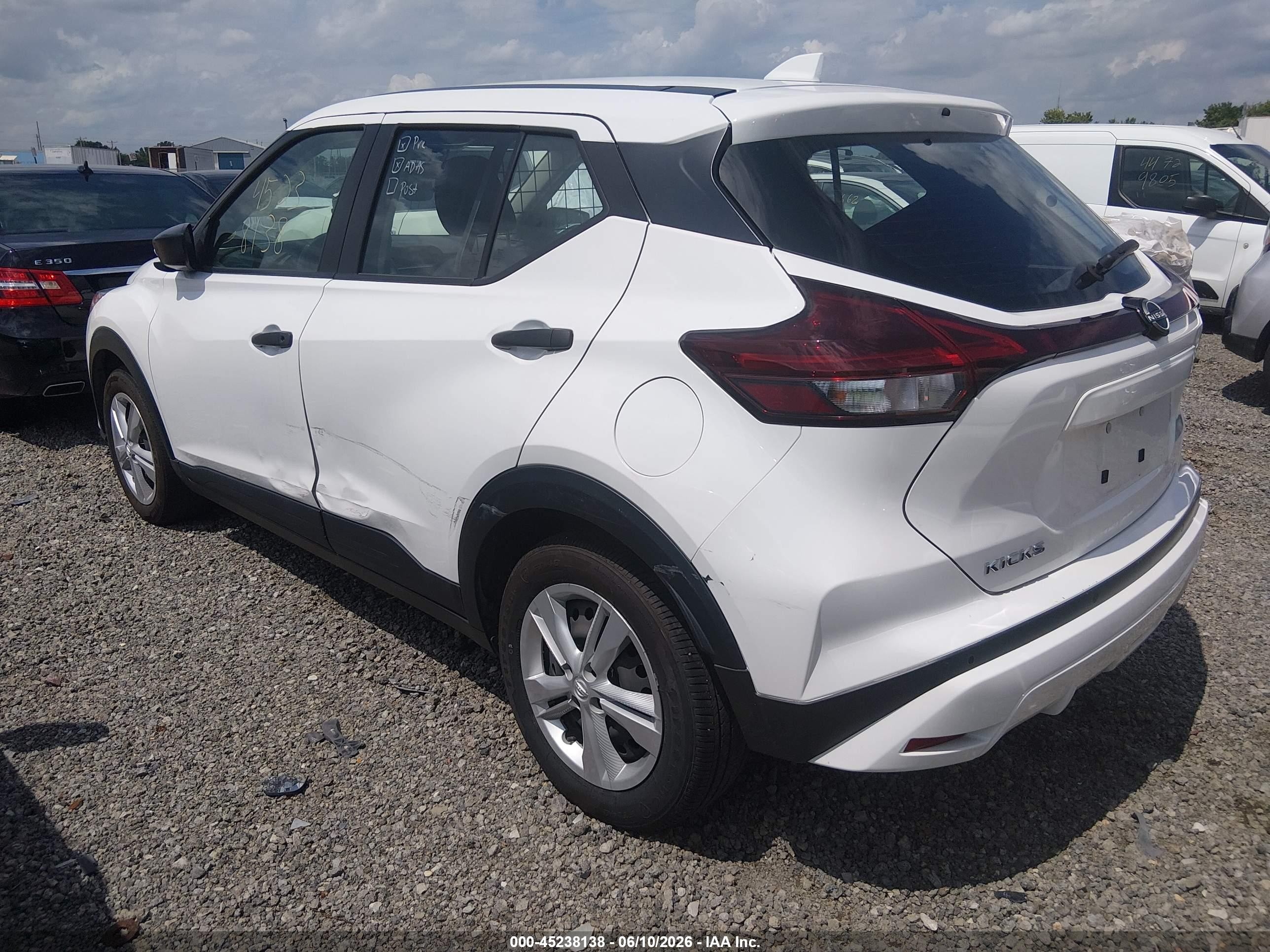 2024 Nissan Kicks S Xtronic Cvt White vin: 3N1CP5BV8RL505267