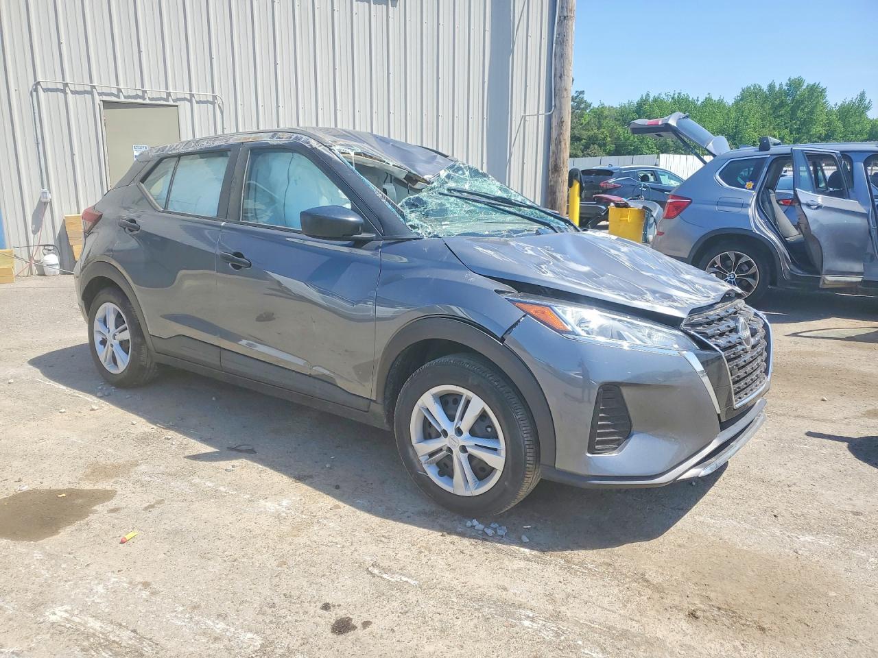 2024 Nissan Kicks S Gray vin: 3N1CP5BV8RL538172