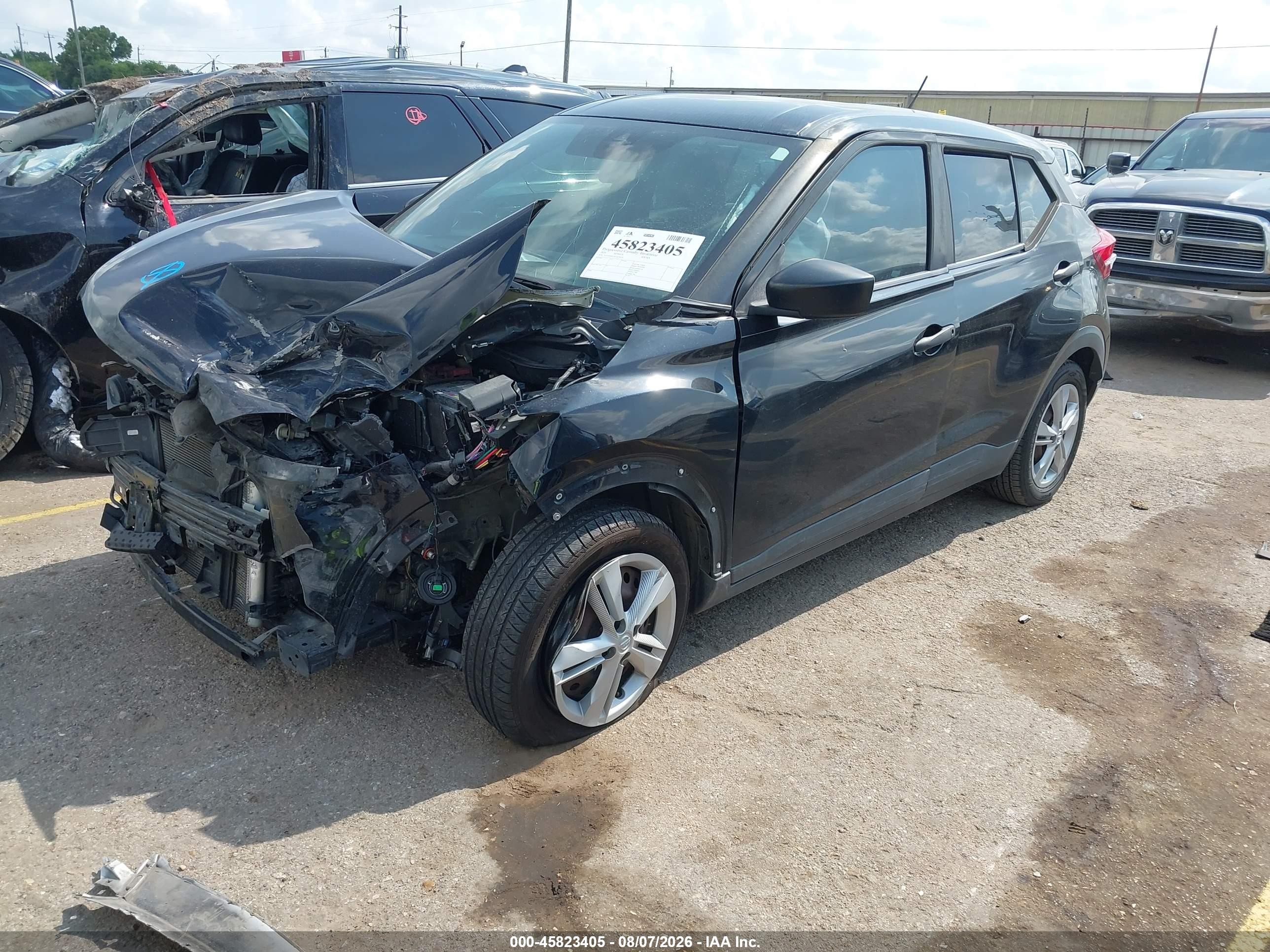 2020 Nissan Kicks S Xtronic Cvt Black vin: 3N1CP5BVXLL479410