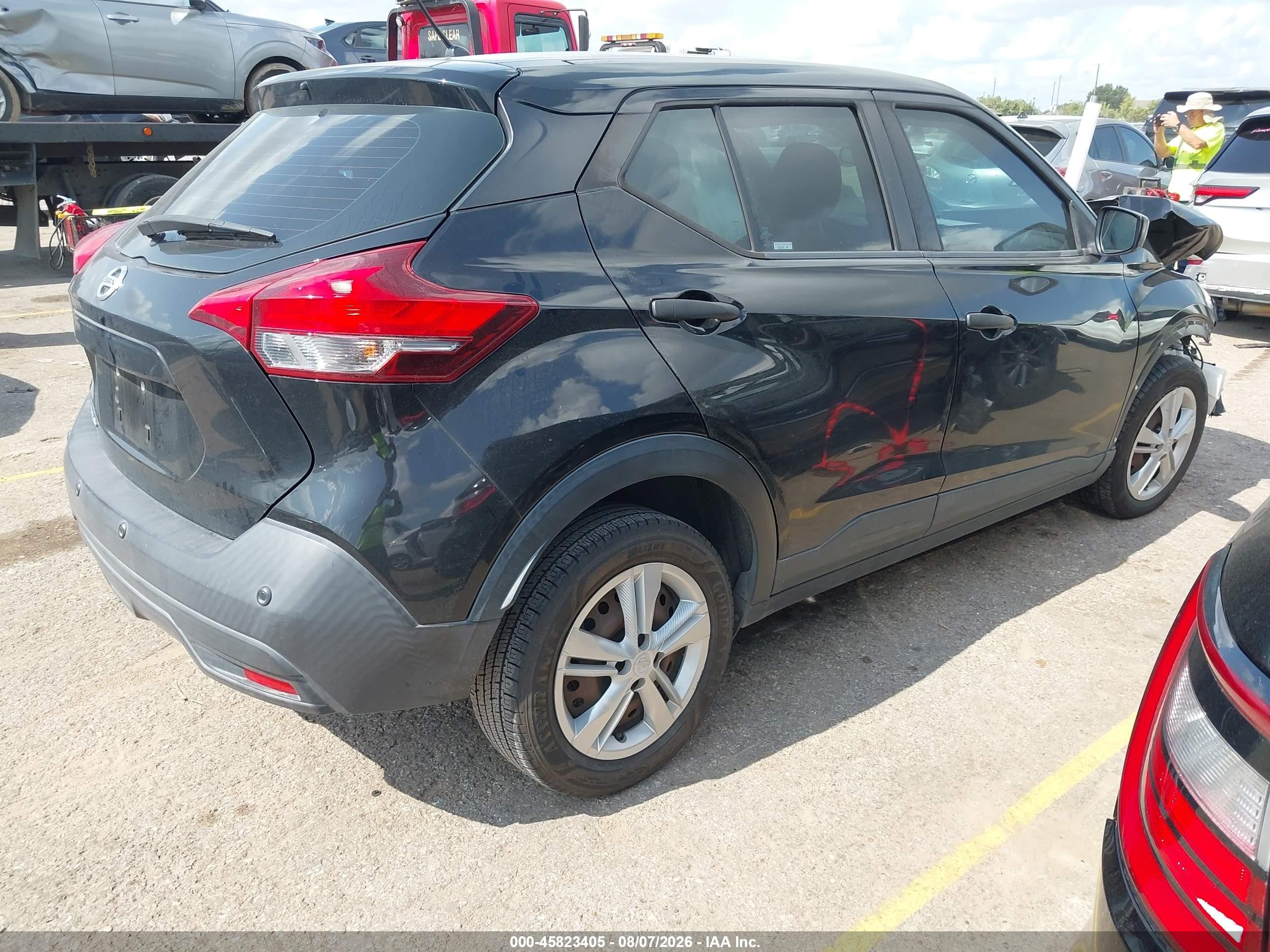 2020 Nissan Kicks S Xtronic Cvt Black vin: 3N1CP5BVXLL479410