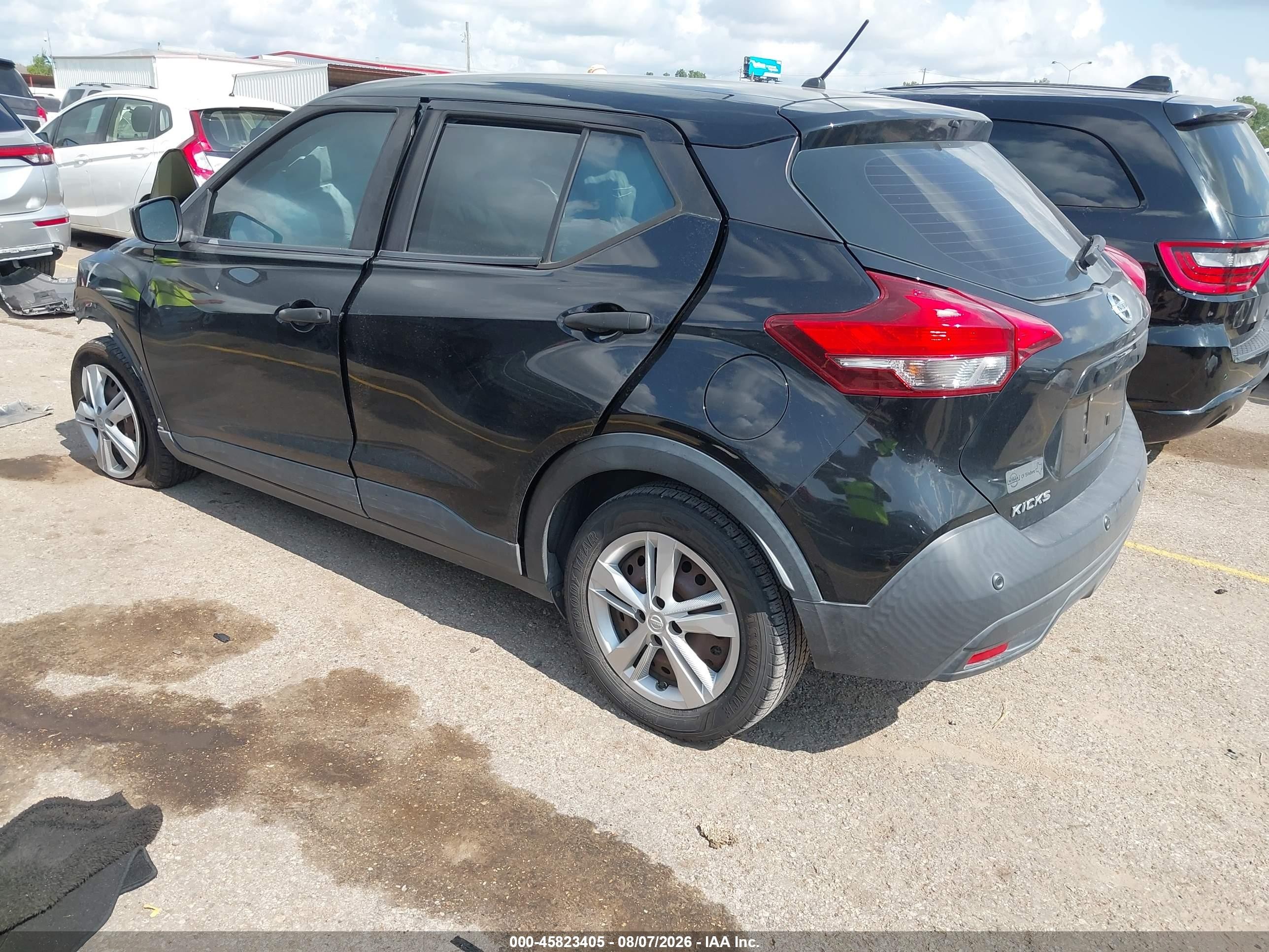 2020 Nissan Kicks S Xtronic Cvt Black vin: 3N1CP5BVXLL479410