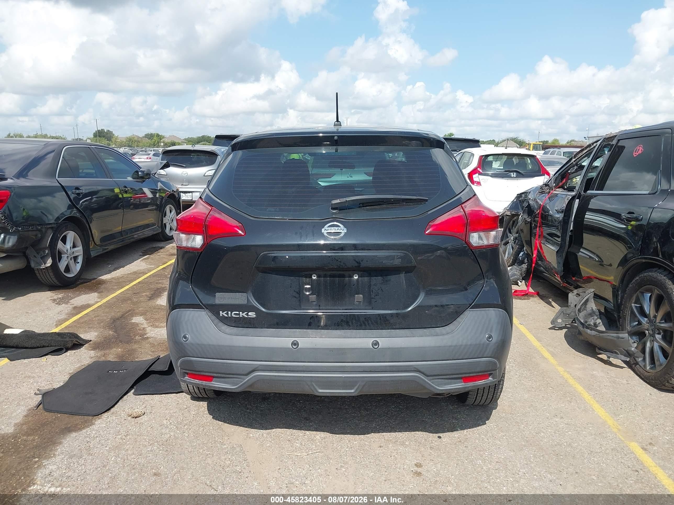 2020 Nissan Kicks S Xtronic Cvt Black vin: 3N1CP5BVXLL479410