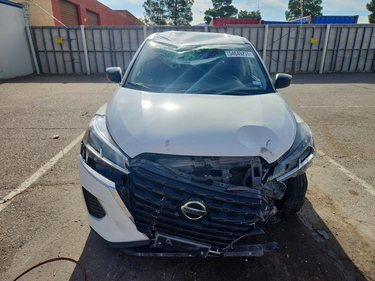 2021 Nissan Kicks S White vin: 3N1CP5BVXML508213
