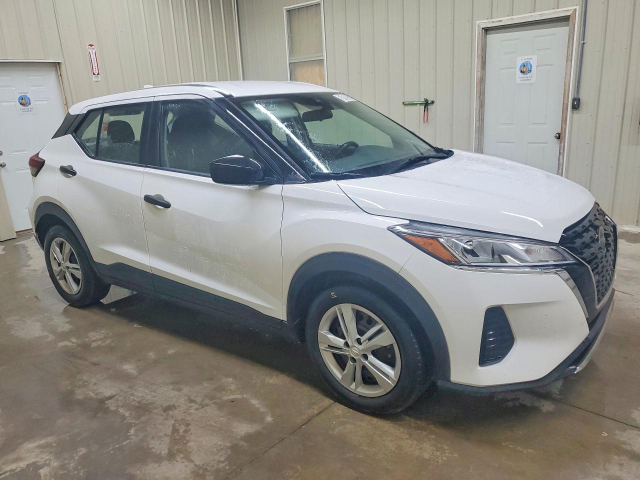 2021 Nissan Kicks S White vin: 3N1CP5BVXML549523