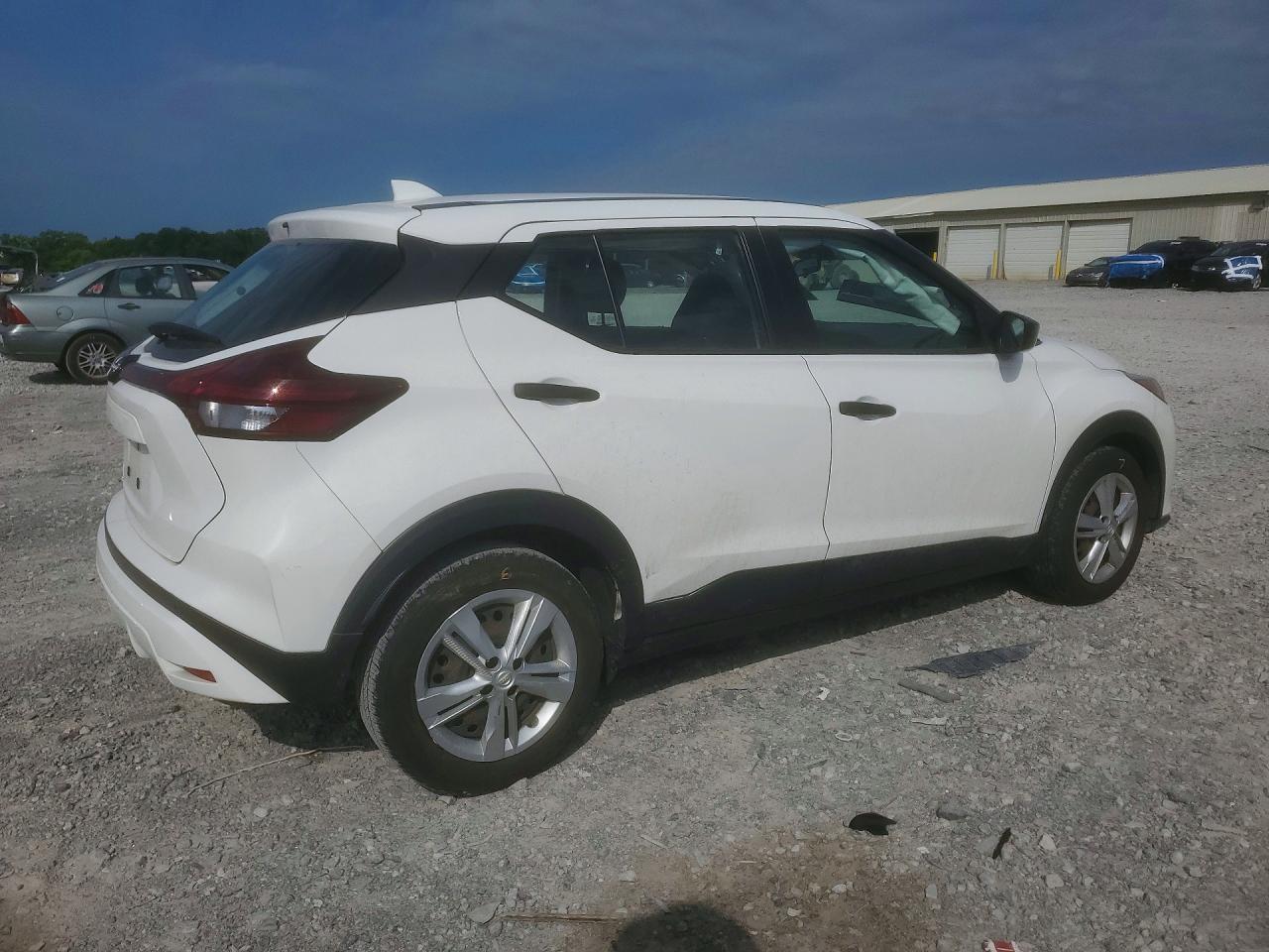 2022 Nissan Kicks S White vin: 3N1CP5BVXNL521108