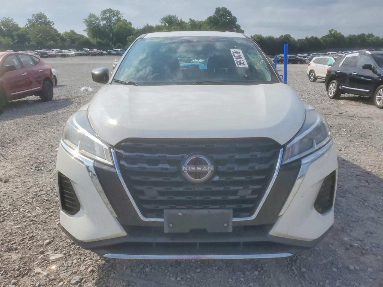 2022 Nissan Kicks S White vin: 3N1CP5BVXNL521108