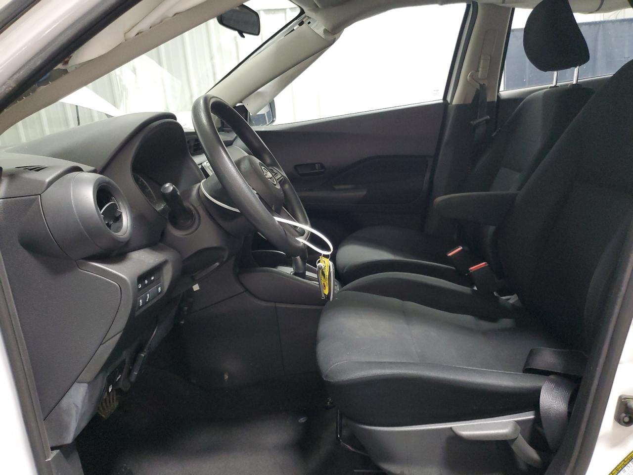 2023 Nissan Kicks S White vin: 3N1CP5BVXPL467439 Damage: Left Side Curtain Air Bag, Deployed, Replacement Required