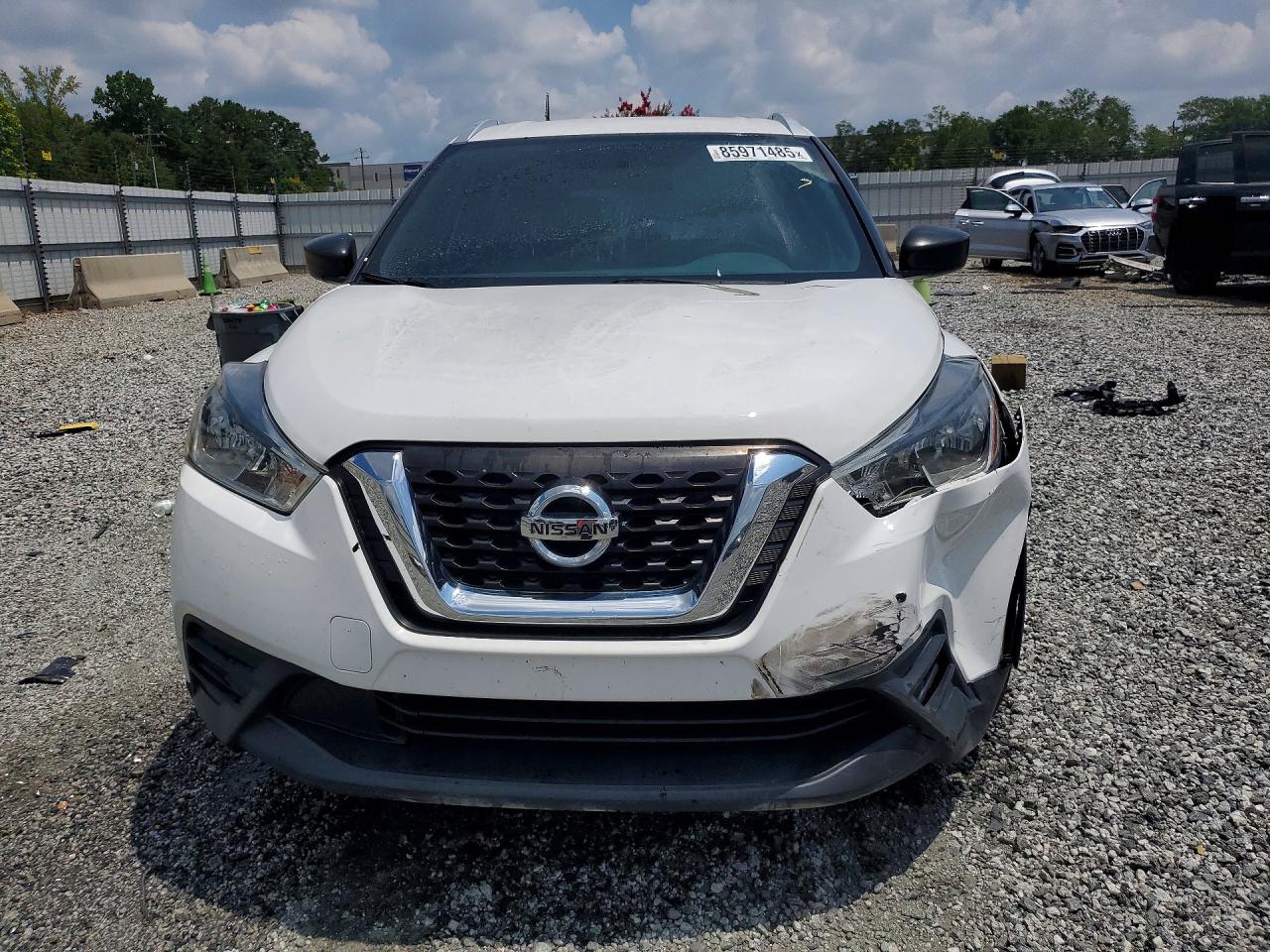 2019 Nissan Kicks S White vin: 3N1CP5CU2KL512727
