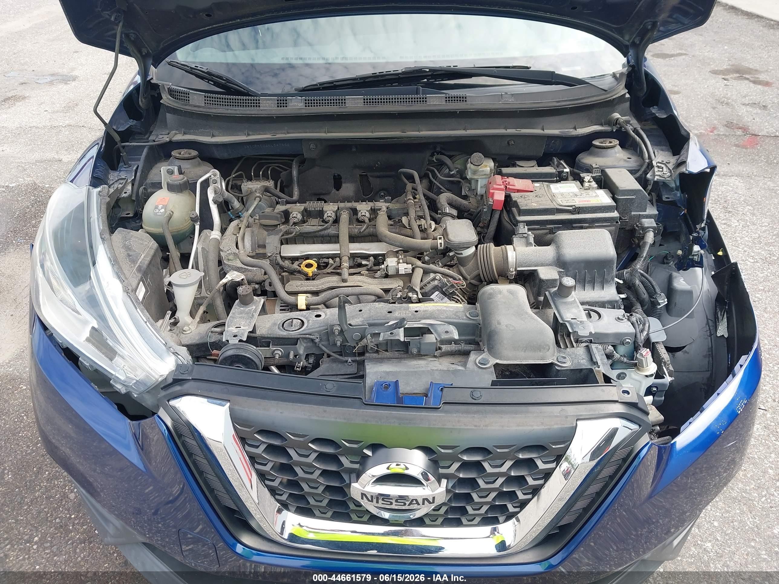 2019 Nissan Kicks Sv Blue vin: 3N1CP5CU4KL547964