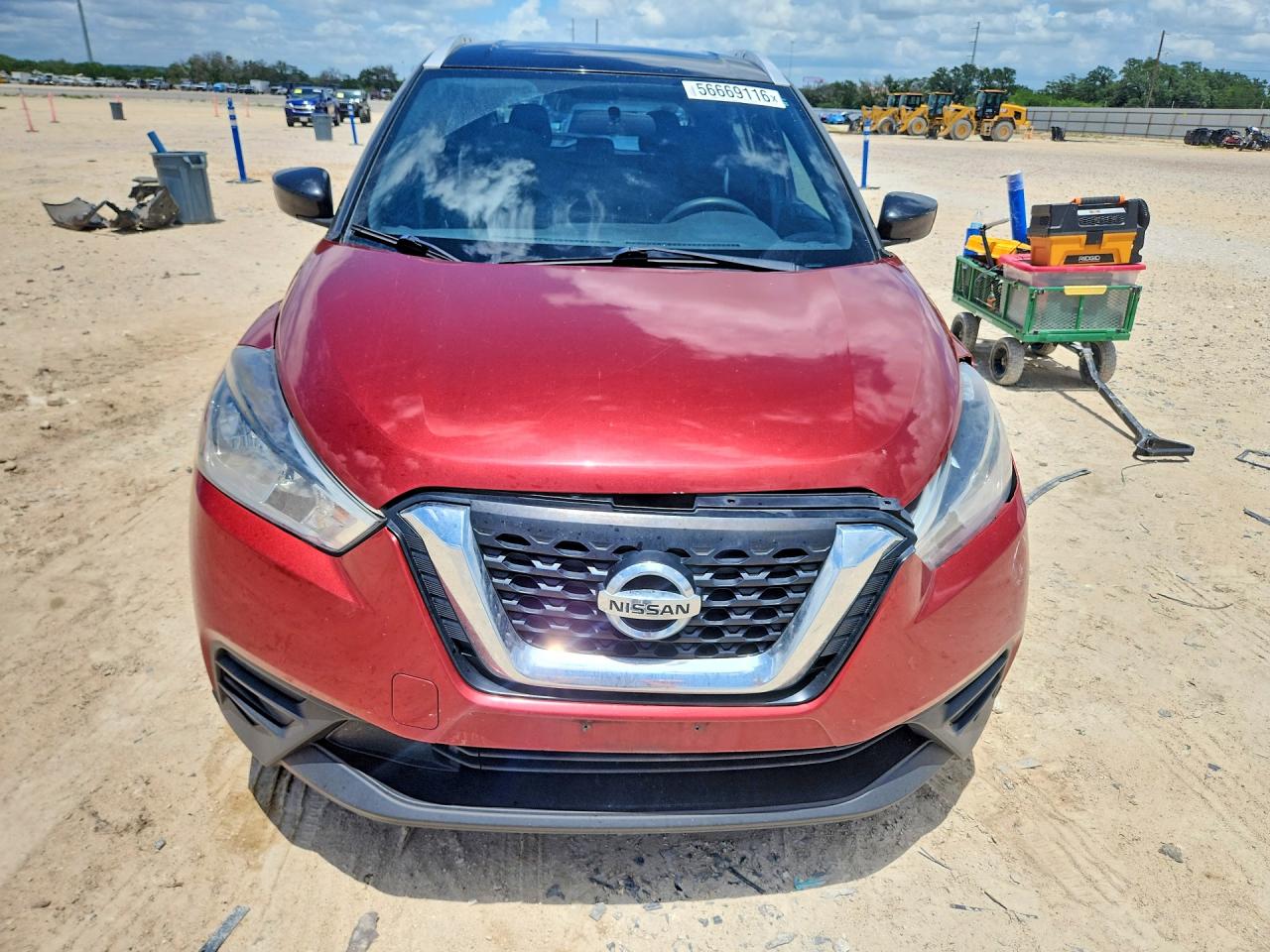2019 Nissan Kicks Sv Red vin: 3N1CP5CU5KL520434