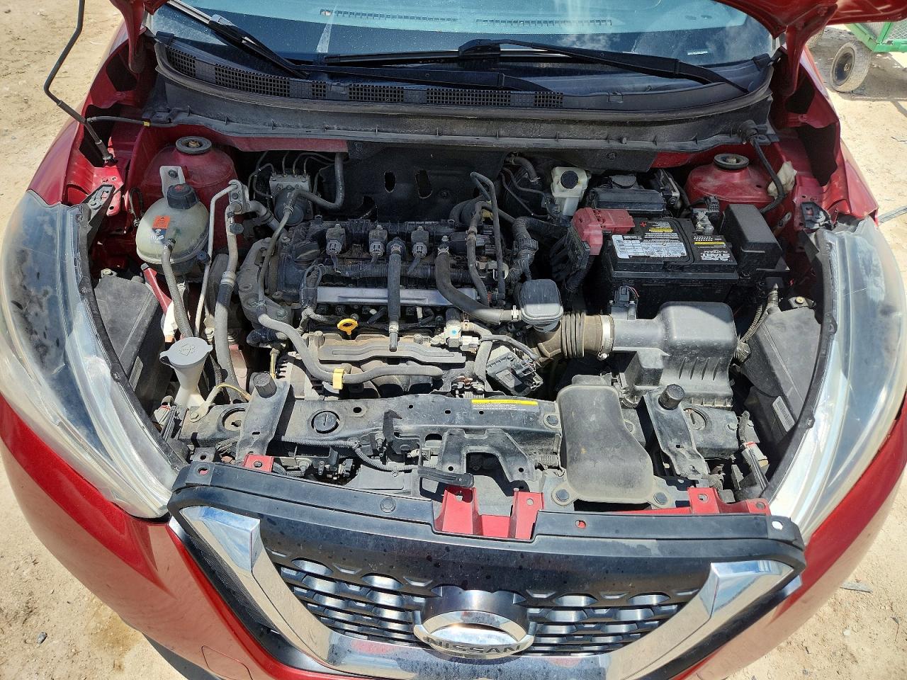 2019 Nissan Kicks Sv Red vin: 3N1CP5CU5KL520434
