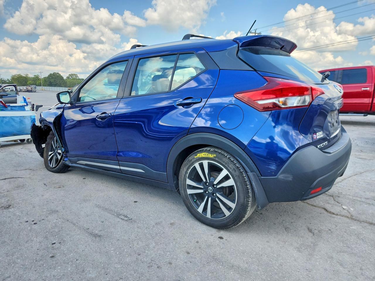 2019 Nissan Kicks Sr Blue vin: 3N1CP5CU6KL554804