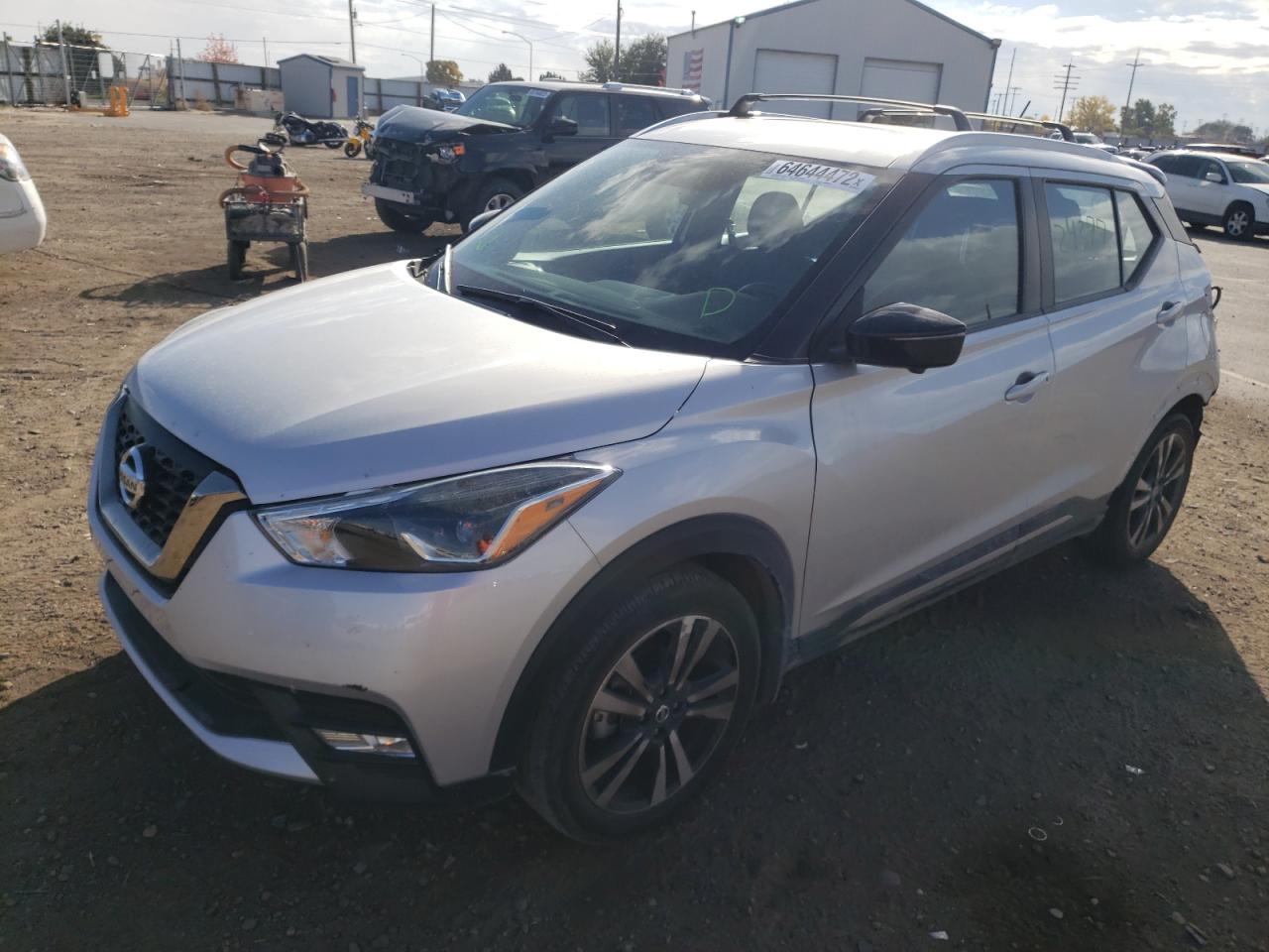 2019 Nissan Kicks S Silver vin: 3N1CP5CU7KL499831