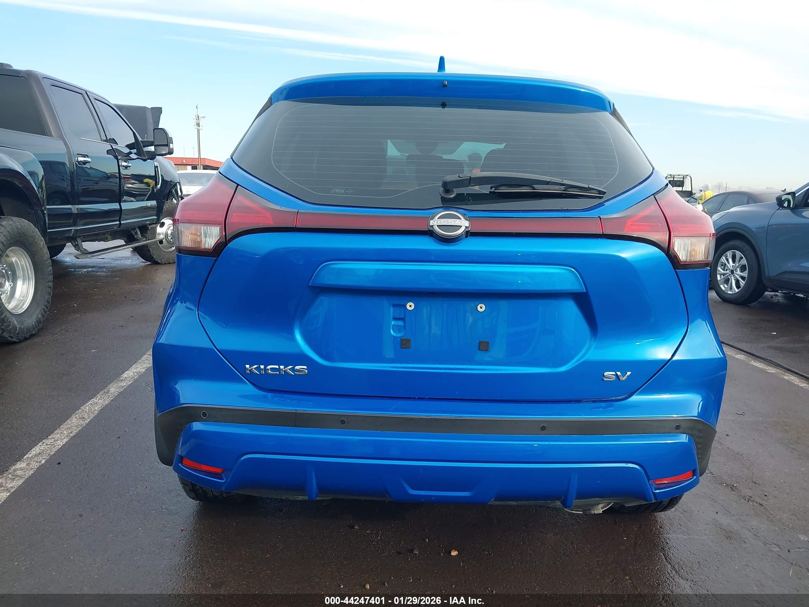 2022 Nissan Kicks Sv Xtronic Cvt Blue vin: 3N1CP5CV0NL481474