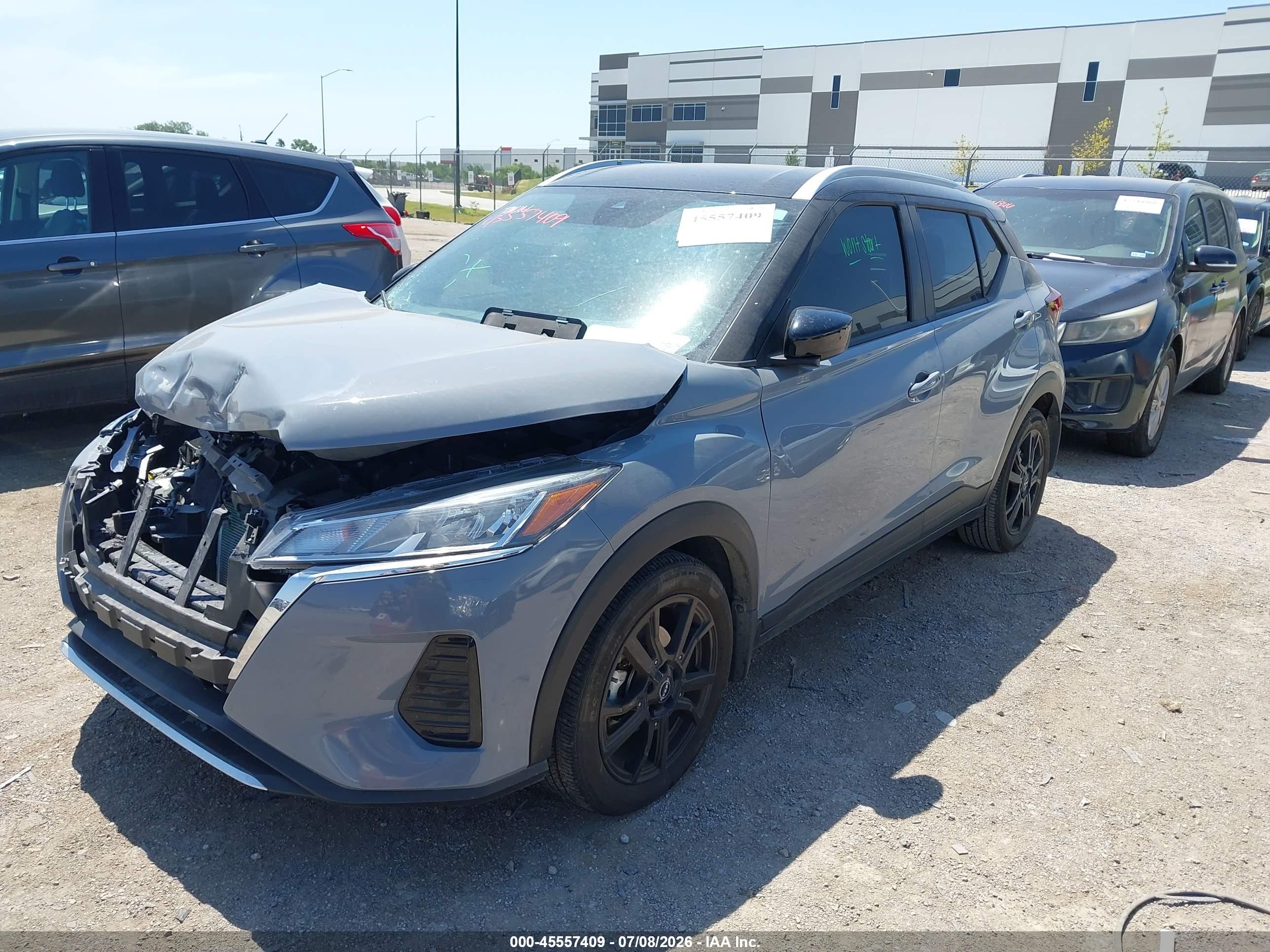 2023 Nissan Kicks Sv Xtronic Cvt Gray vin: 3N1CP5CV0PL523158
