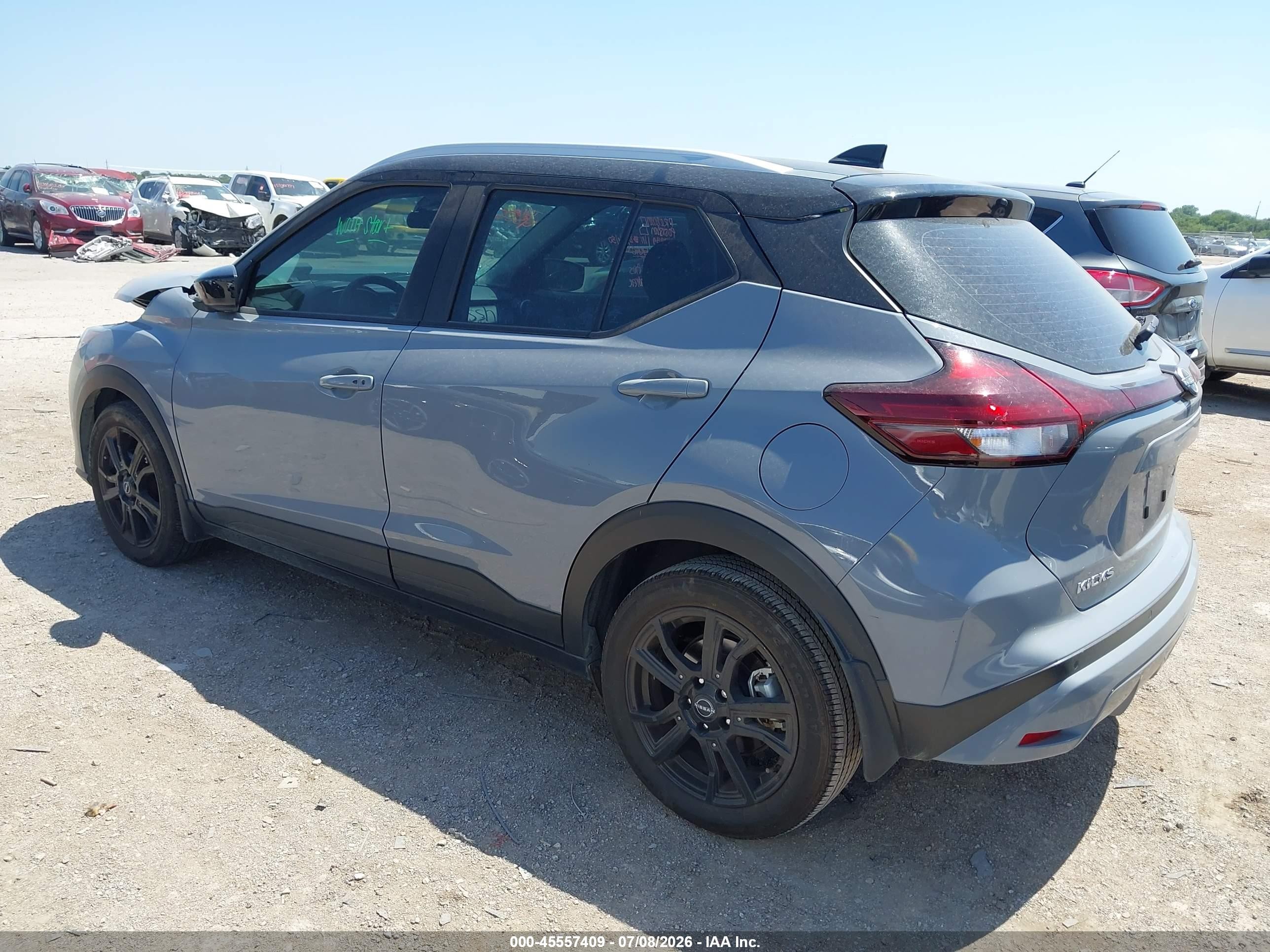 2023 Nissan Kicks Sv Xtronic Cvt Gray vin: 3N1CP5CV0PL523158