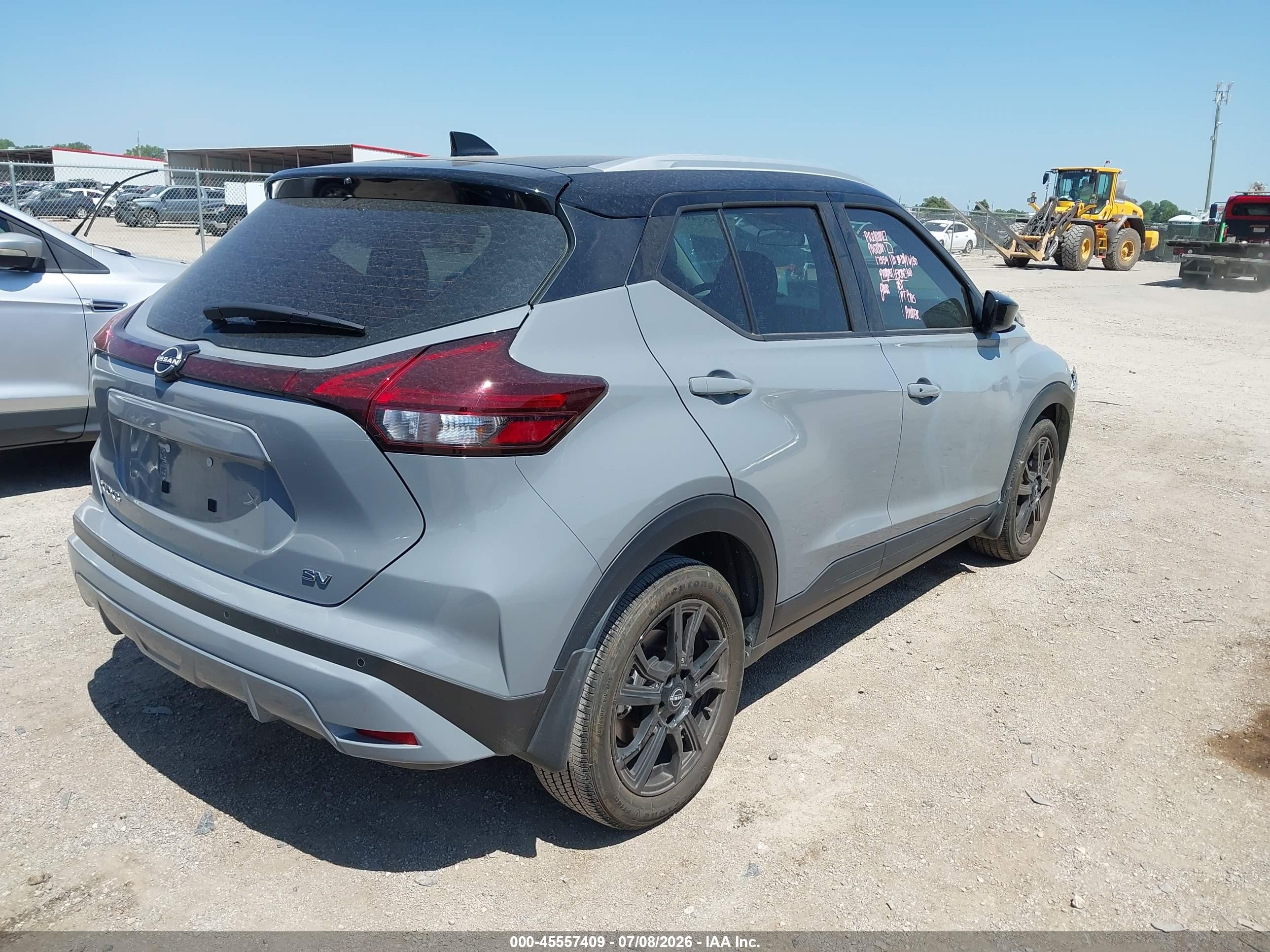 2023 Nissan Kicks Sv Xtronic Cvt Gray vin: 3N1CP5CV0PL523158