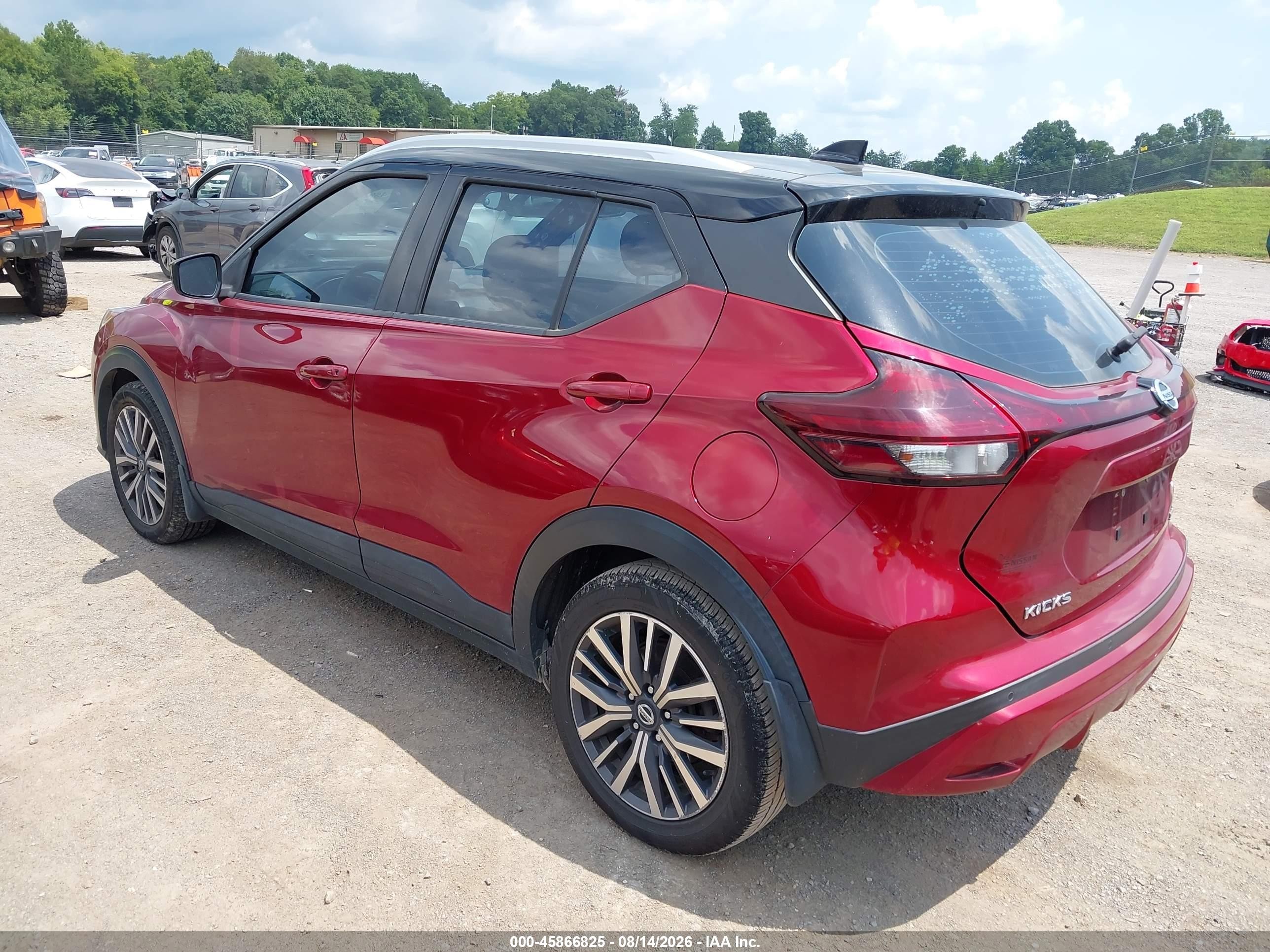 2021 Nissan Kicks Sv Xtronic Cvt Maroon vin: 3N1CP5CV1ML491624