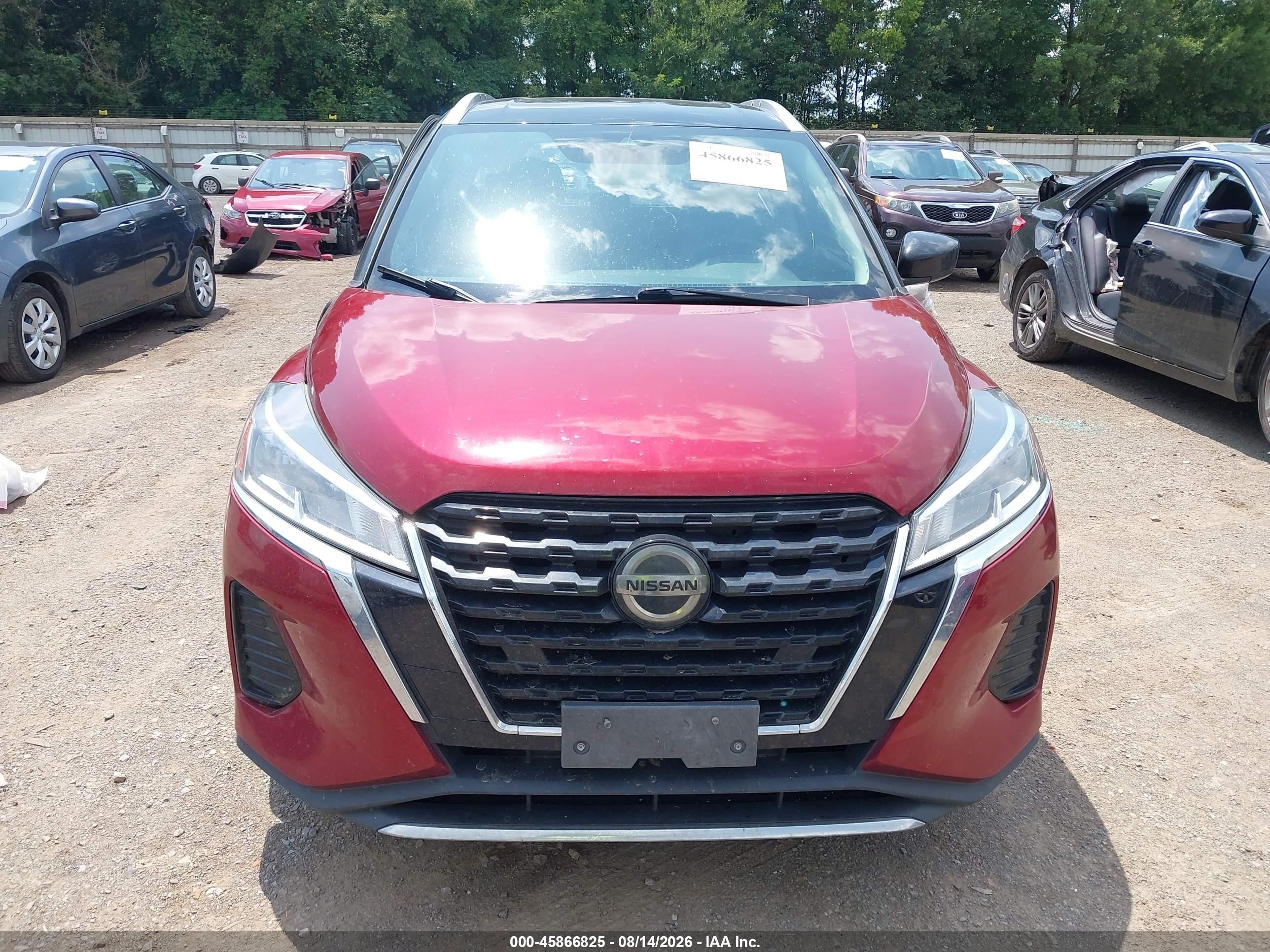 2021 Nissan Kicks Sv Xtronic Cvt Maroon vin: 3N1CP5CV1ML491624