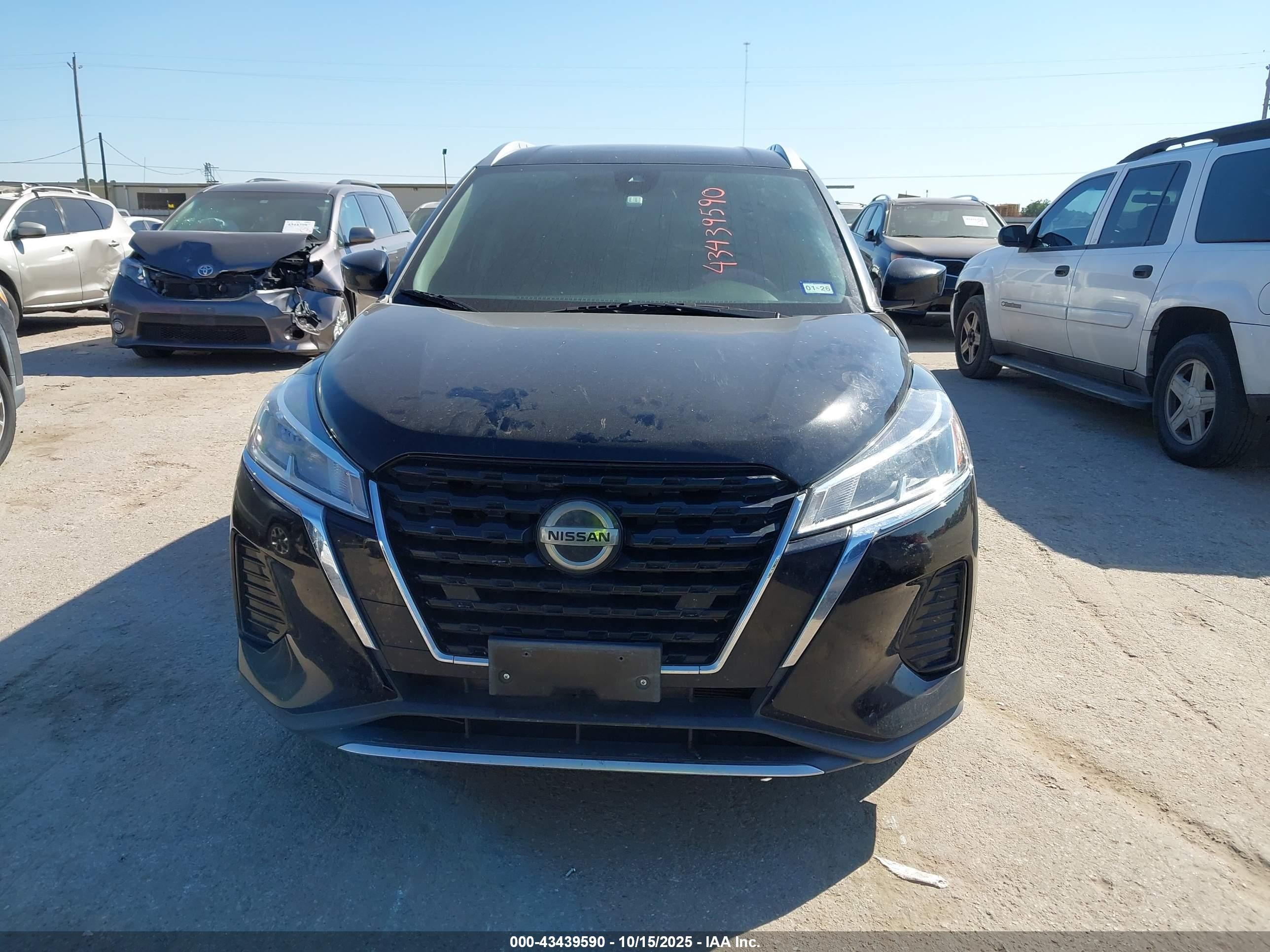 2021 Nissan Kicks Sv Xtronic Cvt Black vin: 3N1CP5CV1ML504906