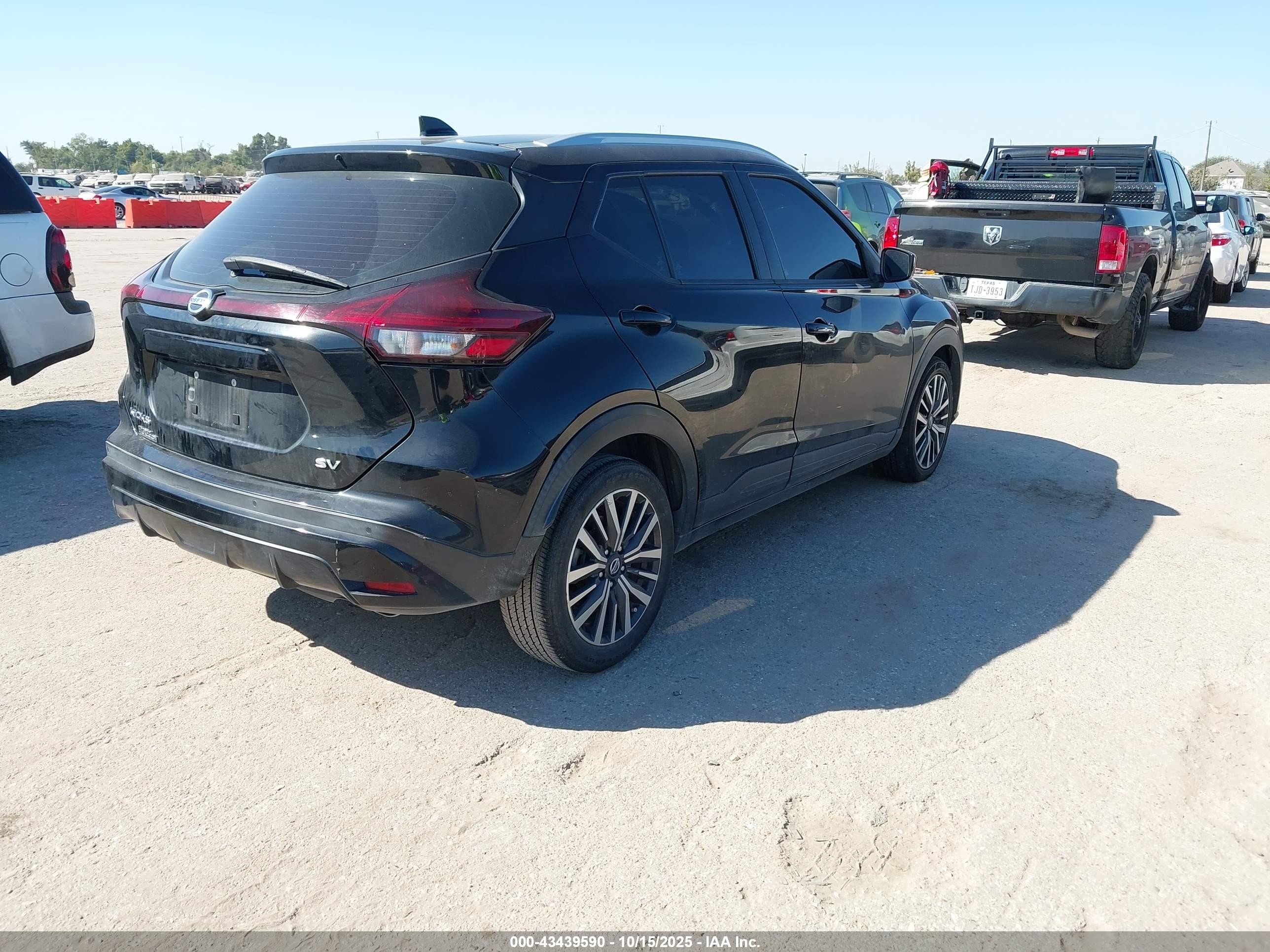 2021 Nissan Kicks Sv Xtronic Cvt Black vin: 3N1CP5CV1ML504906