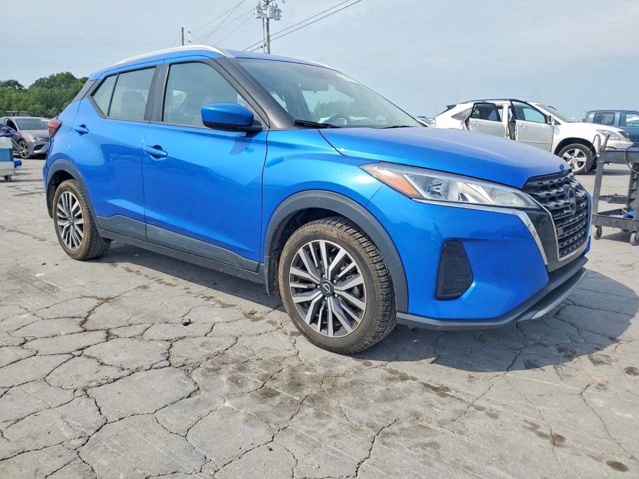 2022 Nissan Kicks Sv Blue vin: 3N1CP5CV1NL495979