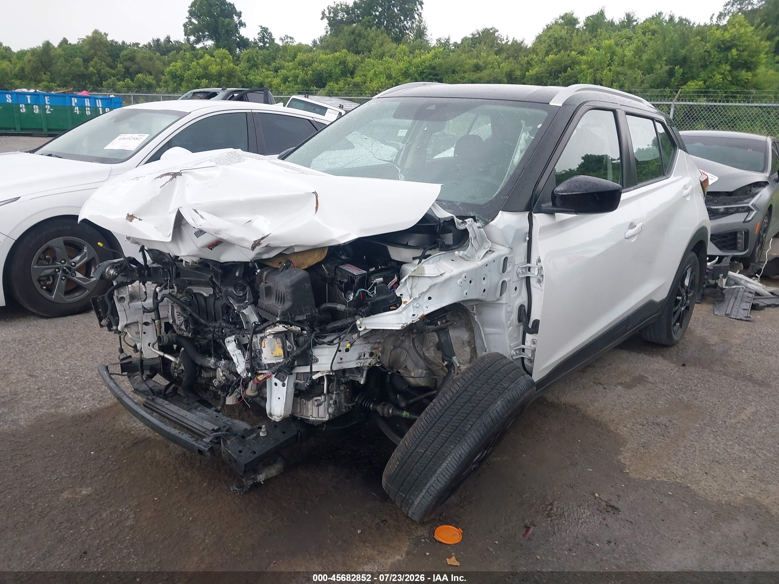 2024 Nissan Kicks Sv Xtronic Cvt Белый vin: 3N1CP5CV1RL507456