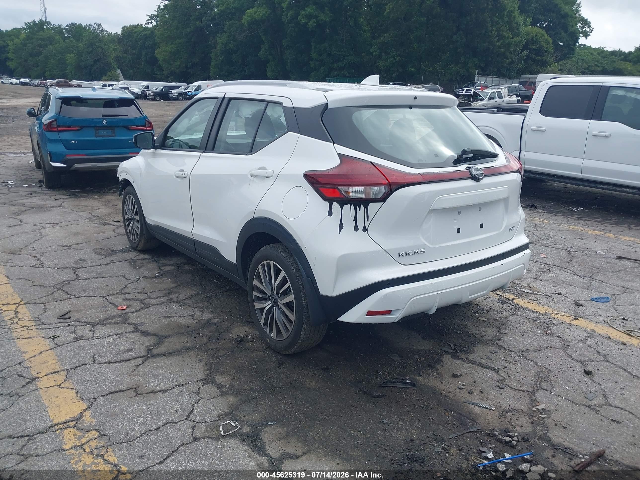 2024 Nissan Kicks Sv Xtronic Cvt White vin: 3N1CP5CV2RL499108