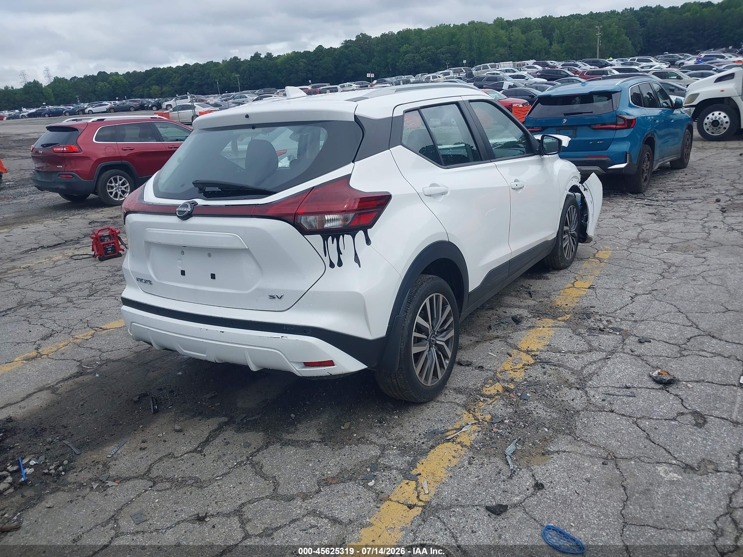 2024 Nissan Kicks Sv Xtronic Cvt White vin: 3N1CP5CV2RL499108