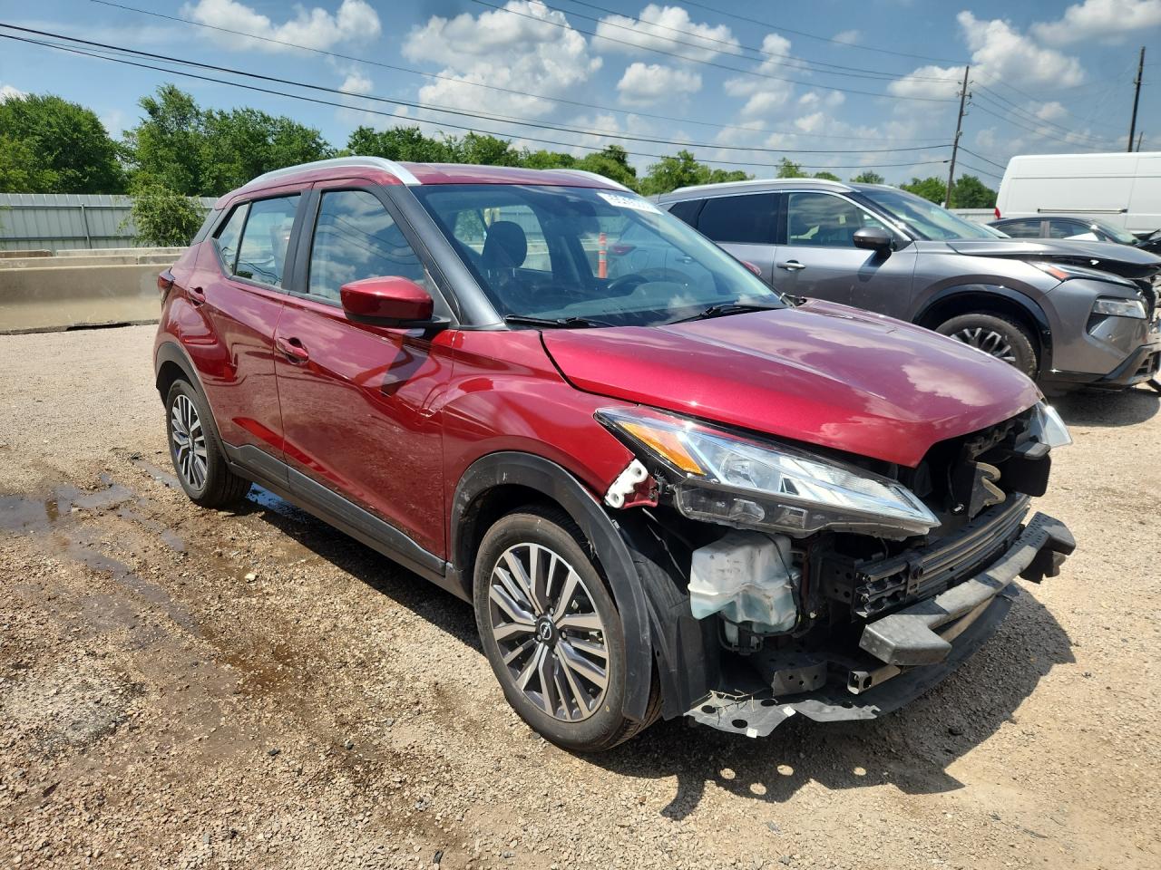 2024 Nissan Kicks Sv Red vin: 3N1CP5CV2RL565995 Damage: Right Frt. Fender Cladding, Broken, Replacement Required