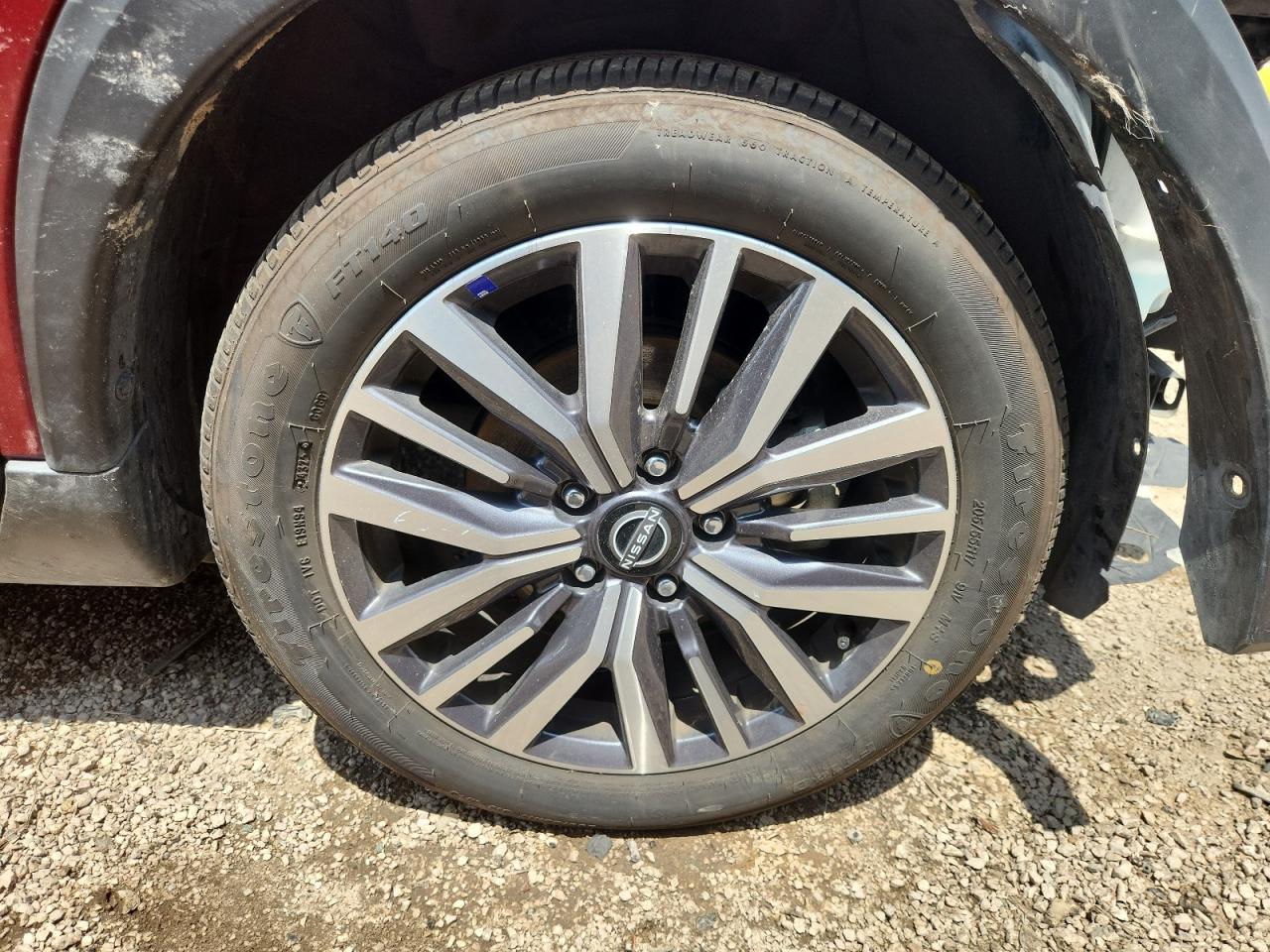 2024 Nissan Kicks Sv Red vin: 3N1CP5CV2RL565995 Damage: Right Front Tire, Worn, Replacement Required