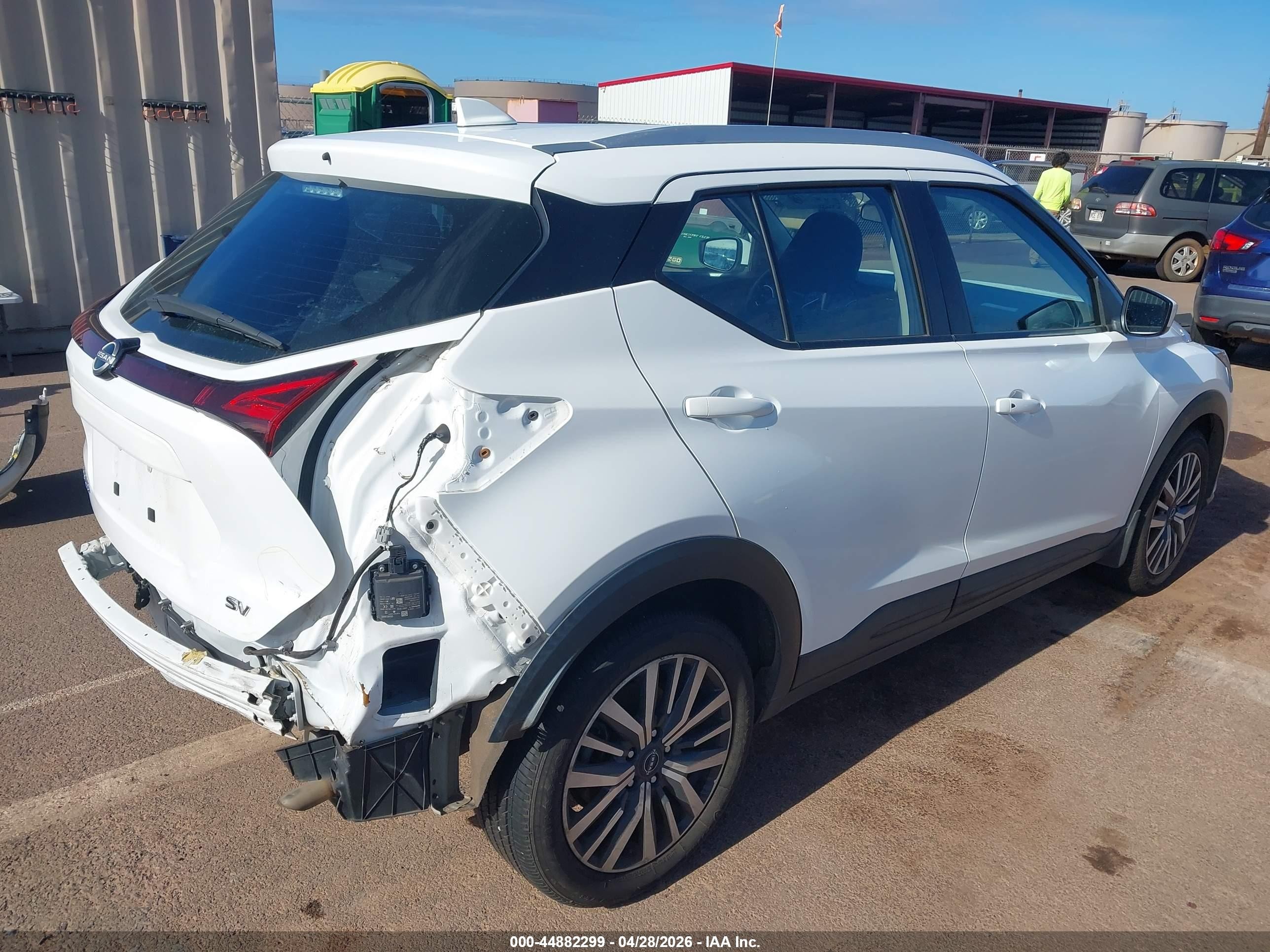 2023 Nissan Kicks Sv Xtronic Cvt White vin: 3N1CP5CV3PL543873