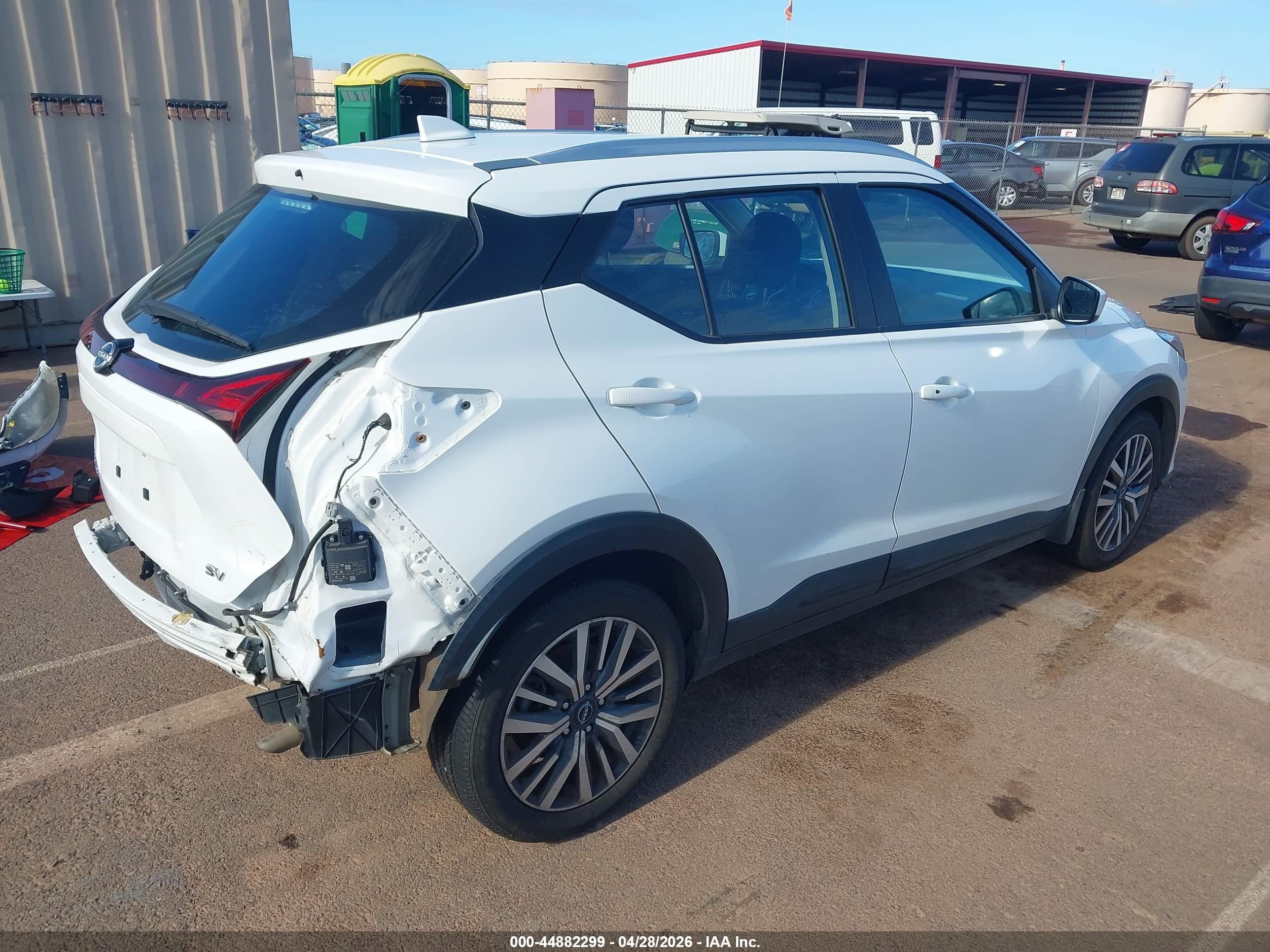 2023 Nissan Kicks Sv Xtronic Cvt White vin: 3N1CP5CV3PL543873