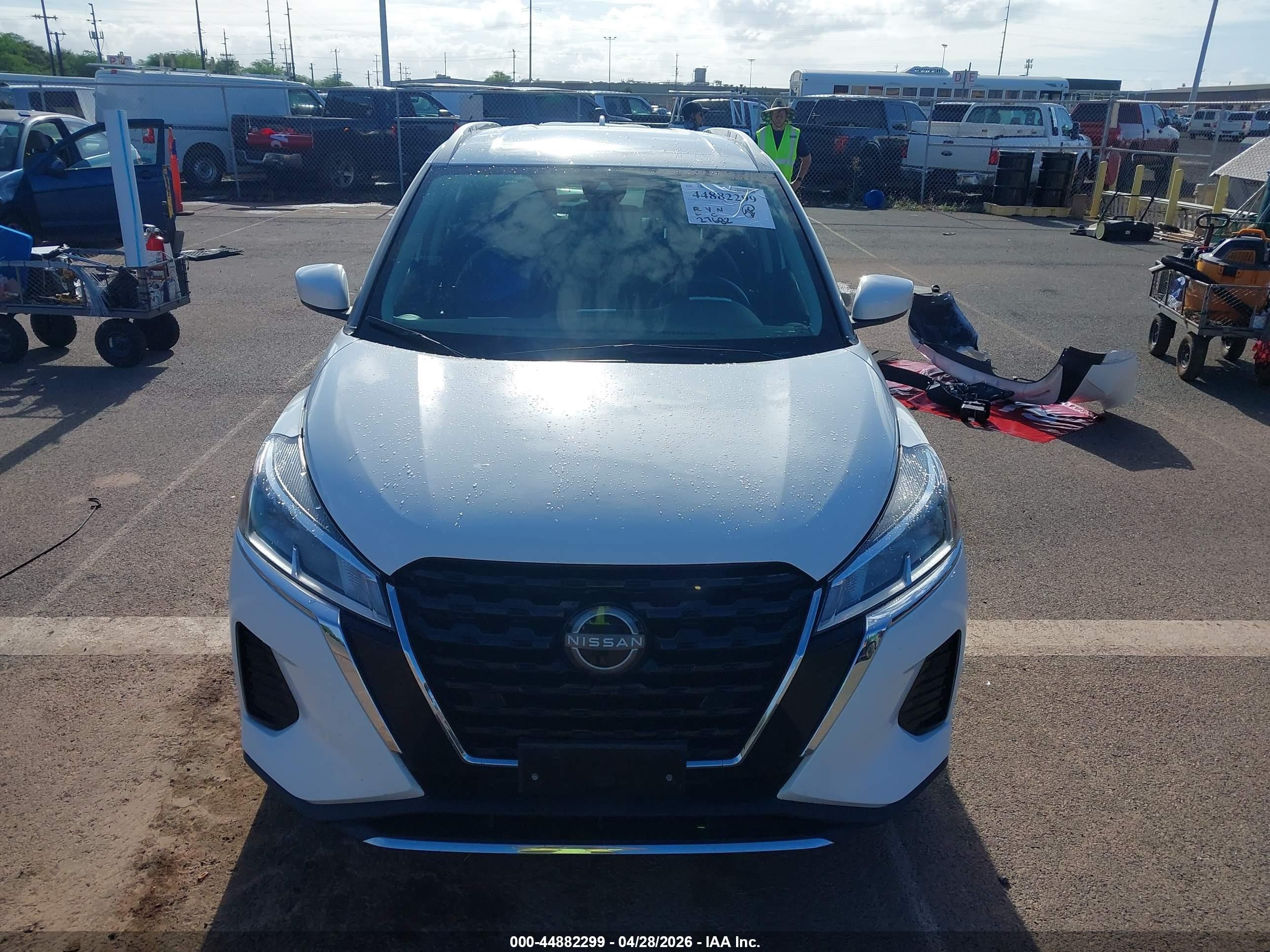 2023 Nissan Kicks Sv Xtronic Cvt White vin: 3N1CP5CV3PL543873