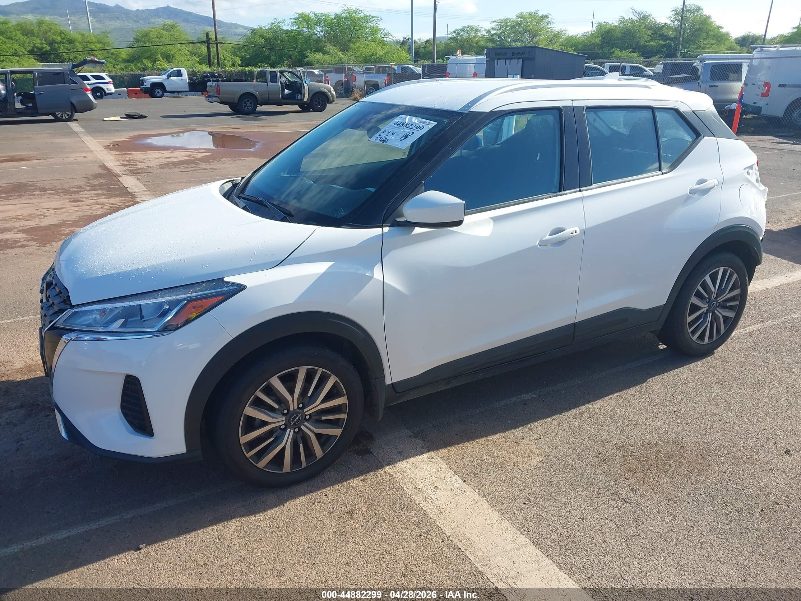 2023 Nissan Kicks Sv Xtronic Cvt White vin: 3N1CP5CV3PL543873