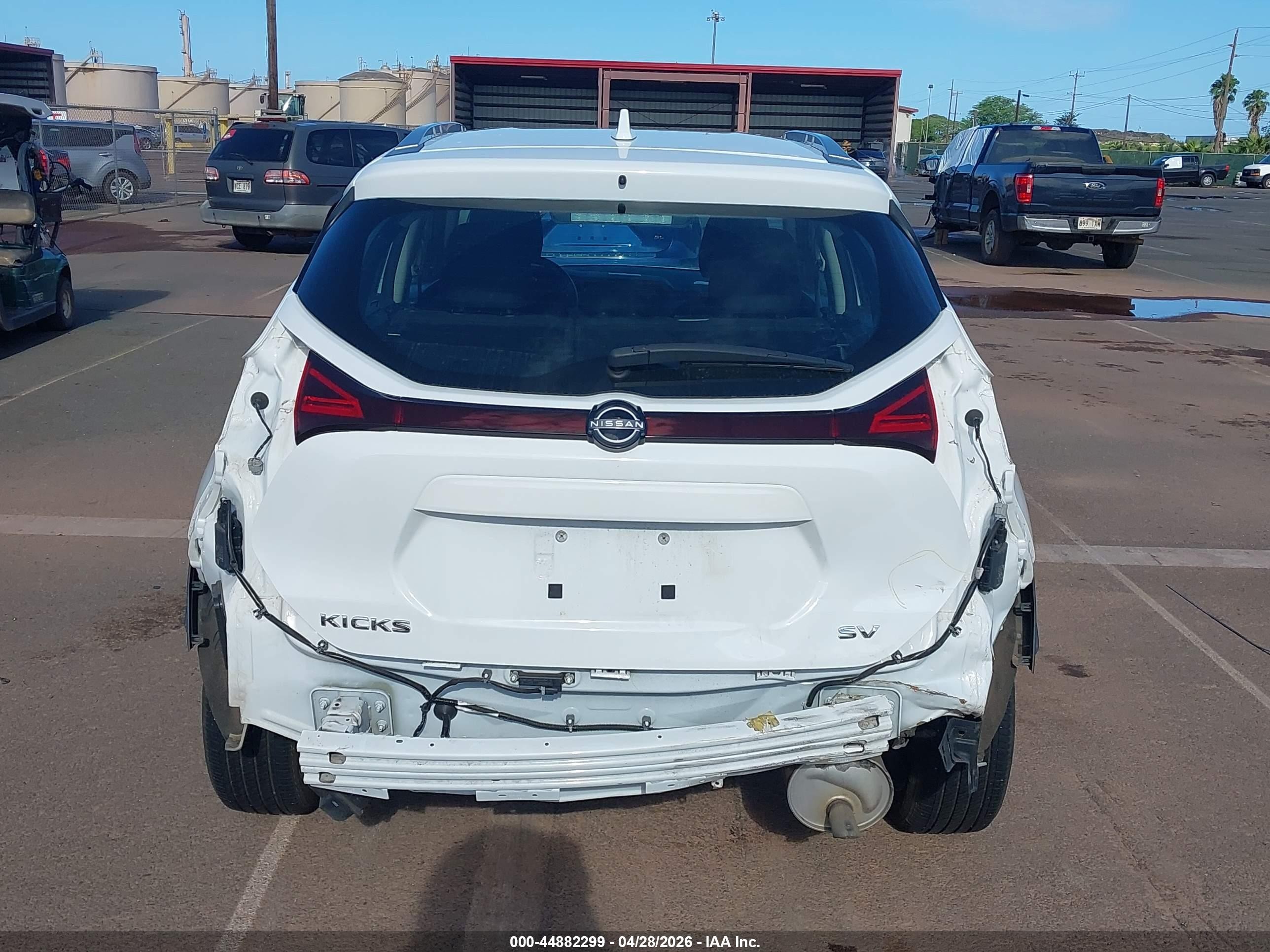 2023 Nissan Kicks Sv Xtronic Cvt White vin: 3N1CP5CV3PL543873