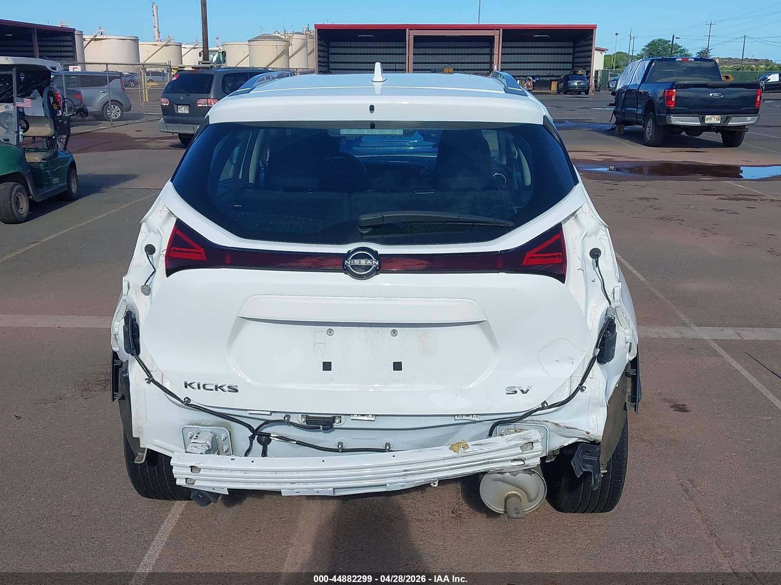 2023 Nissan Kicks Sv Xtronic Cvt White vin: 3N1CP5CV3PL543873
