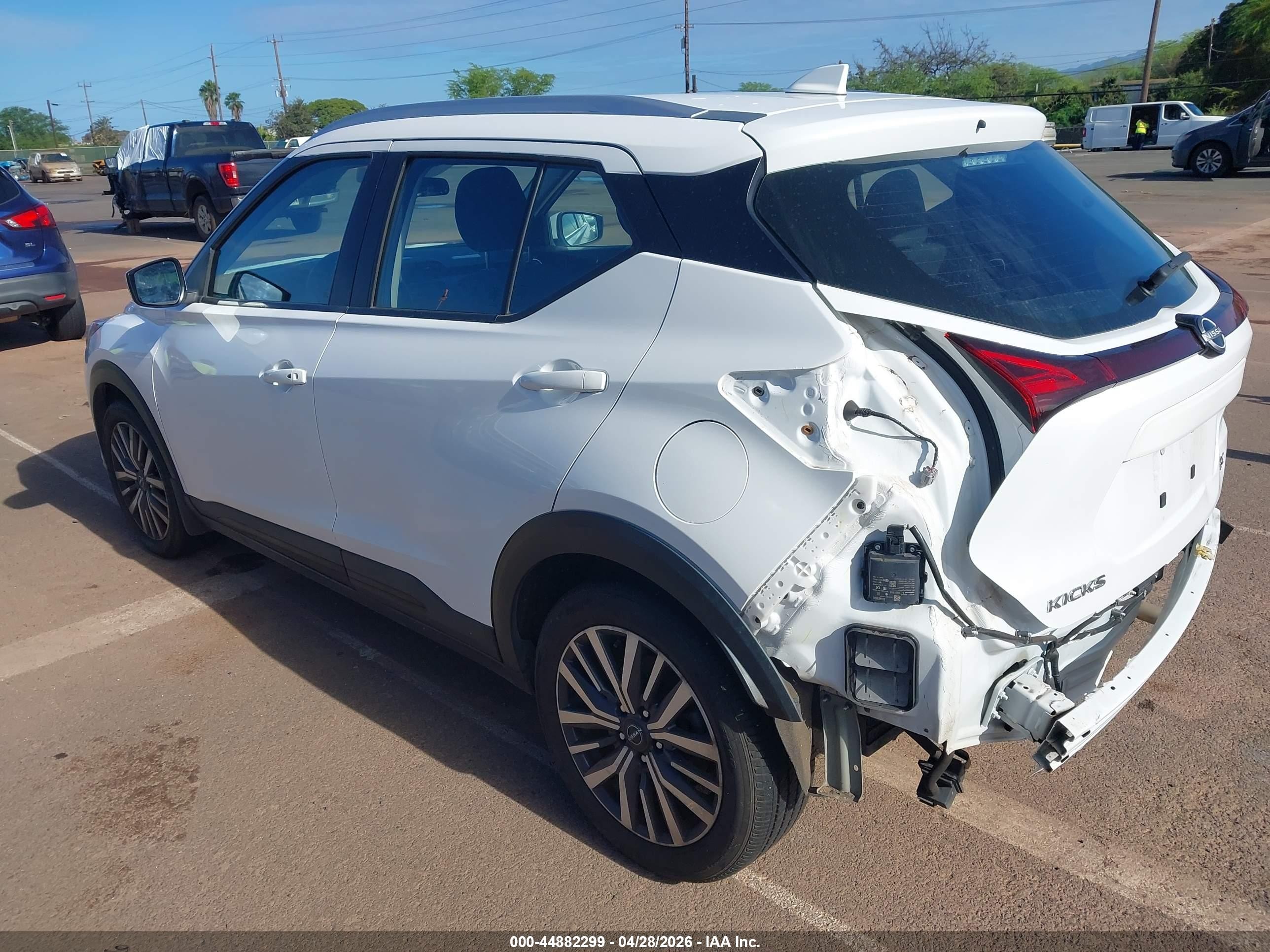 2023 Nissan Kicks Sv Xtronic Cvt White vin: 3N1CP5CV3PL543873