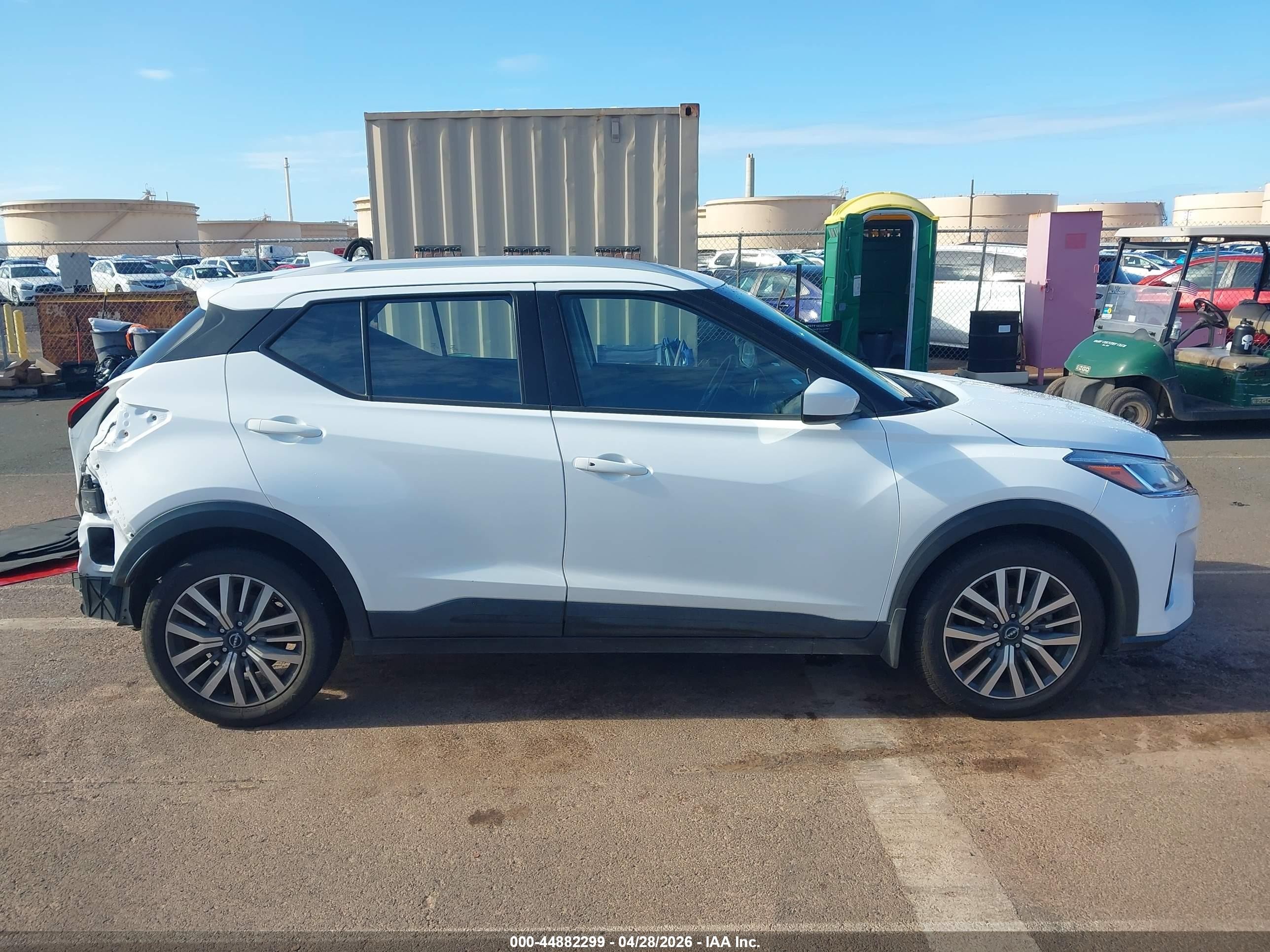2023 Nissan Kicks Sv Xtronic Cvt White vin: 3N1CP5CV3PL543873