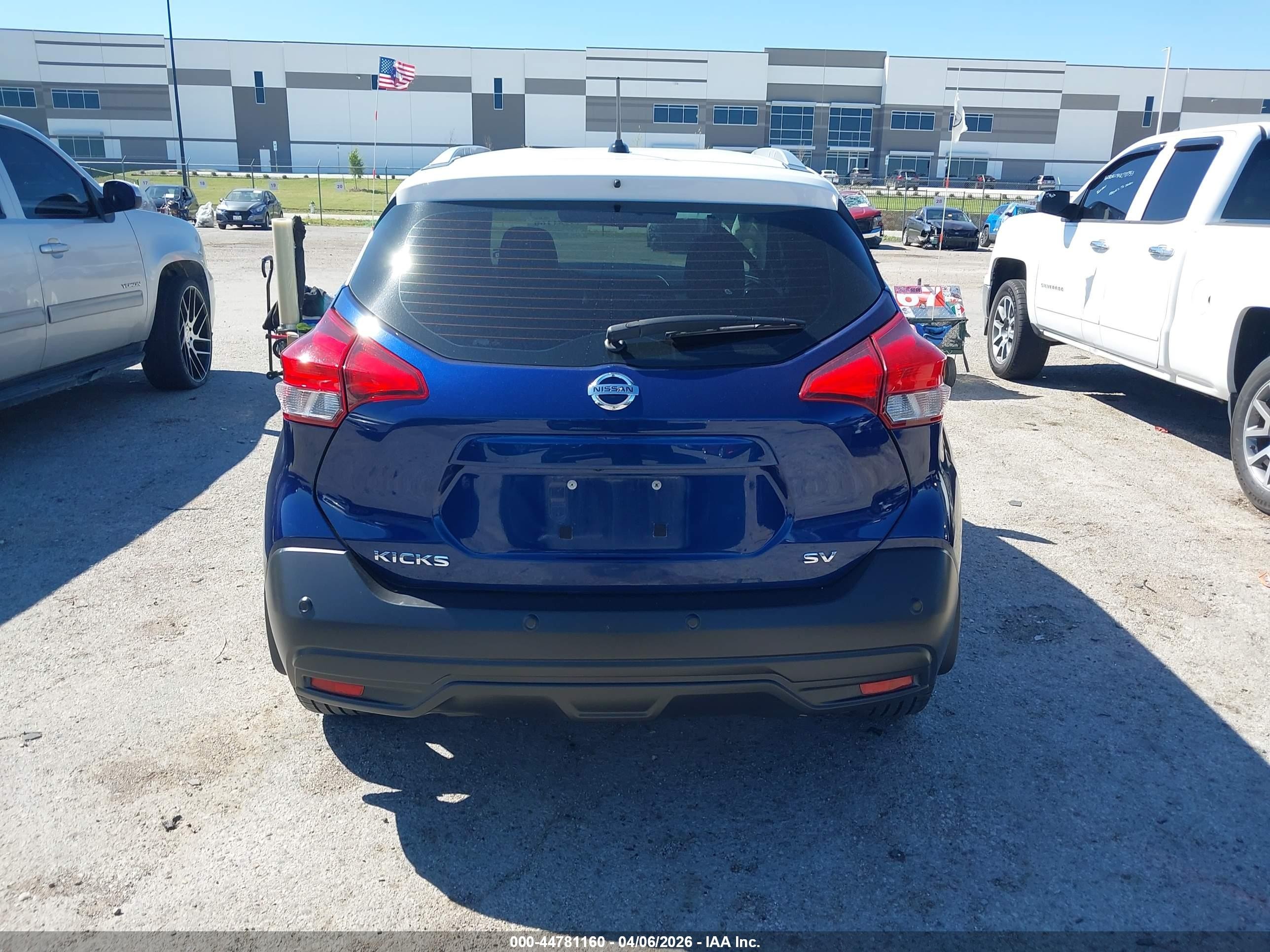 2020 Nissan Kicks Sv Xtronic Cvt Blue vin: 3N1CP5CV4LL543276