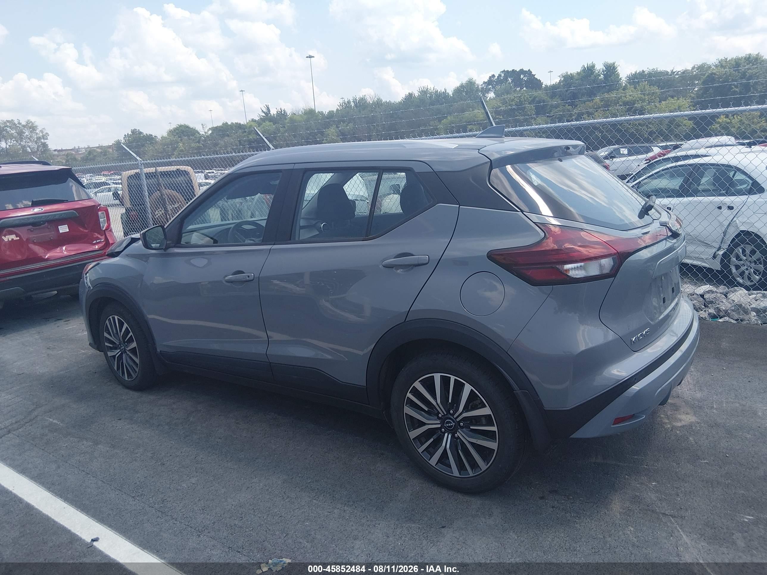 2022 Nissan Kicks Sv Xtronic Cvt Light Blue vin: 3N1CP5CV4NL492719