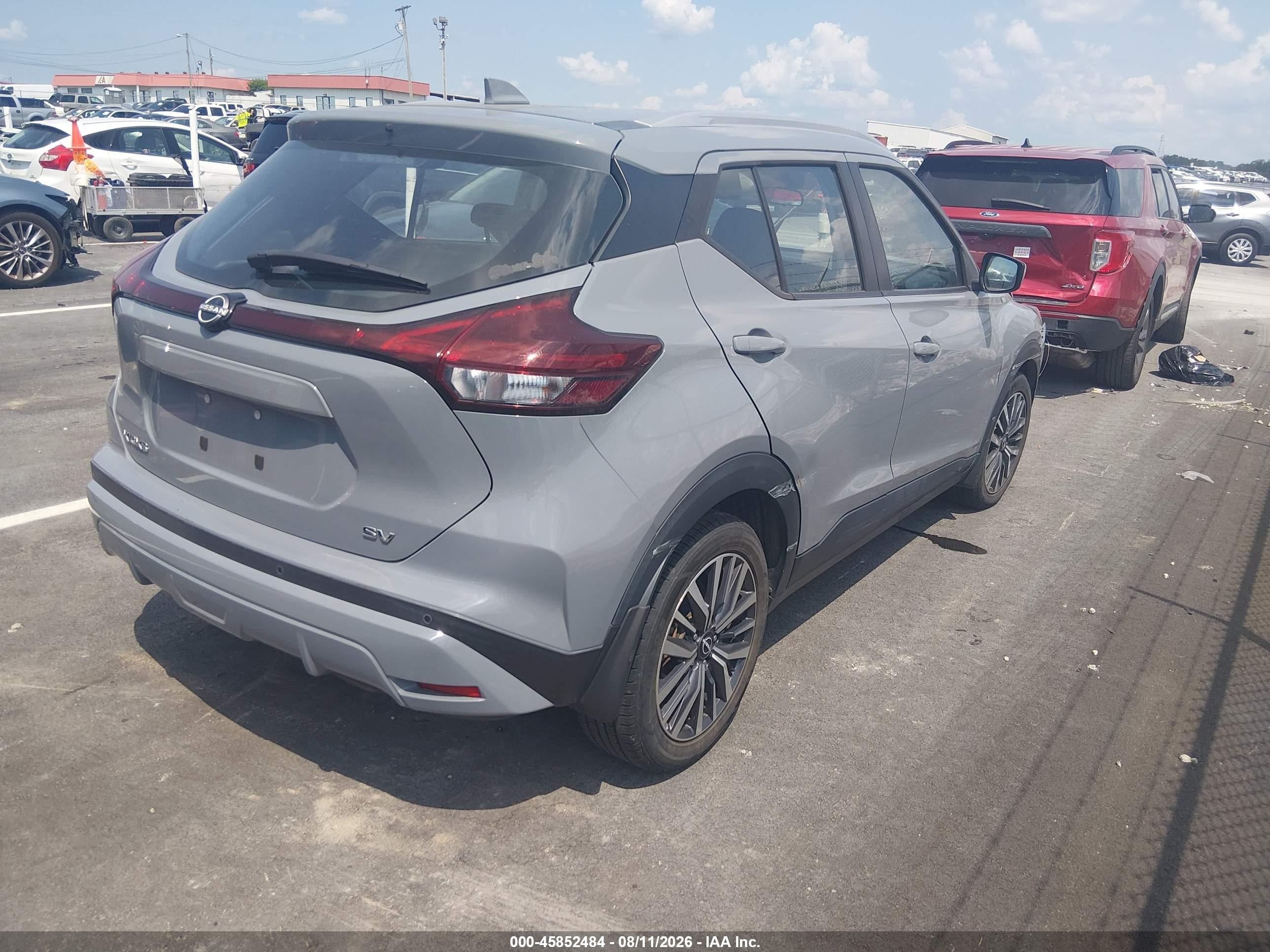 2022 Nissan Kicks Sv Xtronic Cvt Light Blue vin: 3N1CP5CV4NL492719