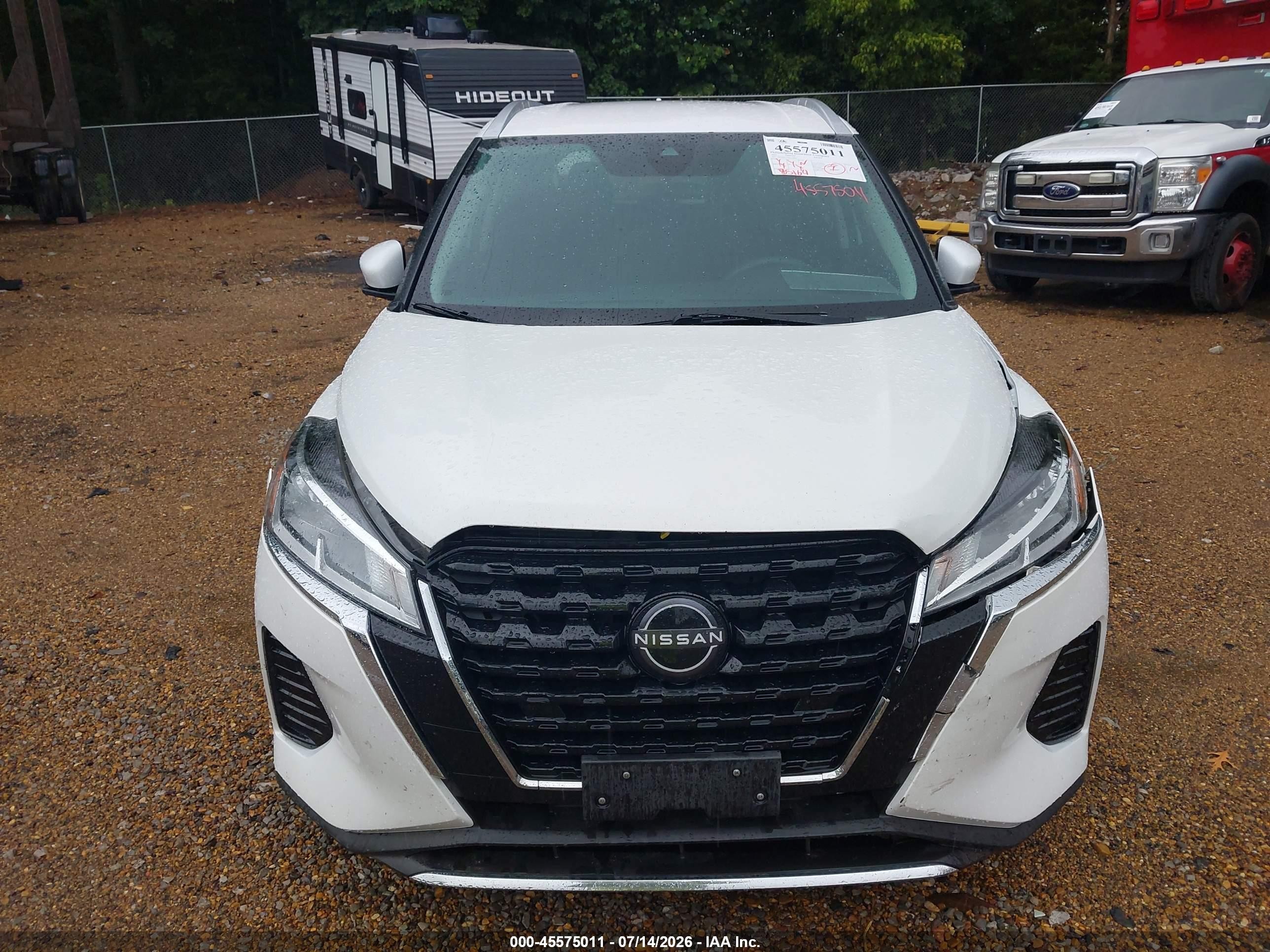 2022 Nissan Kicks Sv Xtronic Cvt White vin: 3N1CP5CV4NL518641