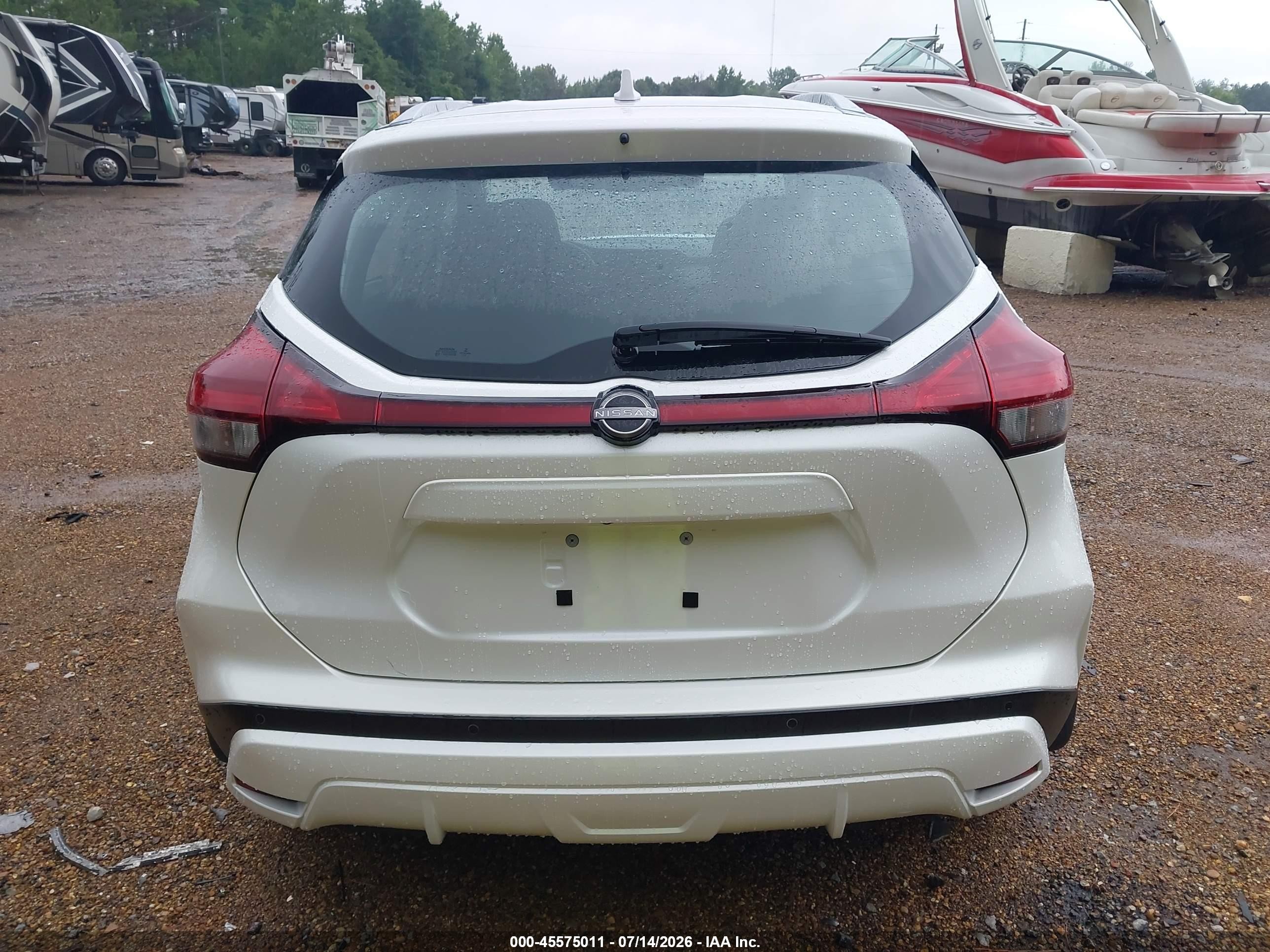 2022 Nissan Kicks Sv Xtronic Cvt White vin: 3N1CP5CV4NL518641