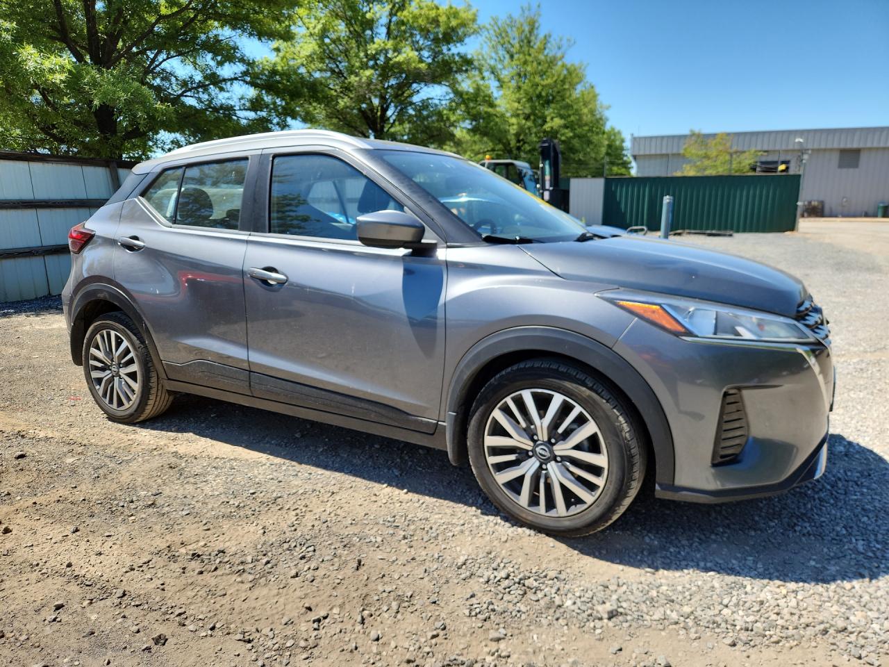 2023 Nissan Kicks Sv Gray vin: 3N1CP5CV4PL506749 Damage: Right Rear Door, Dent(S) W/ Paint Dmg, 2 To 3 Inches