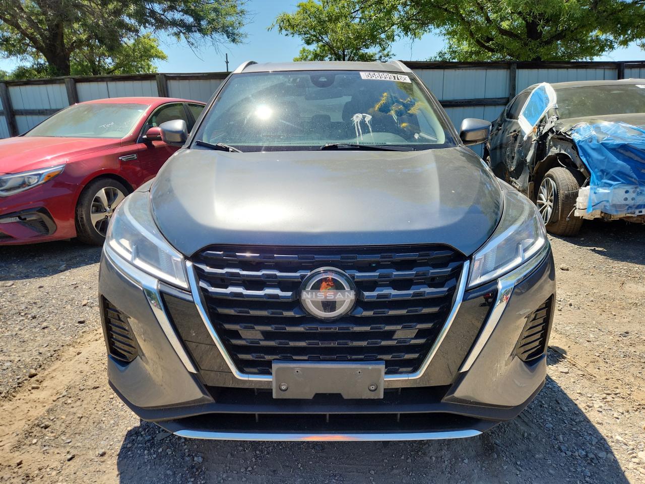 2023 Nissan Kicks Sv Gray vin: 3N1CP5CV4PL506749 Damage: Hood, Dent(S) W/ Paint Dmg, 2 To 3 Inches