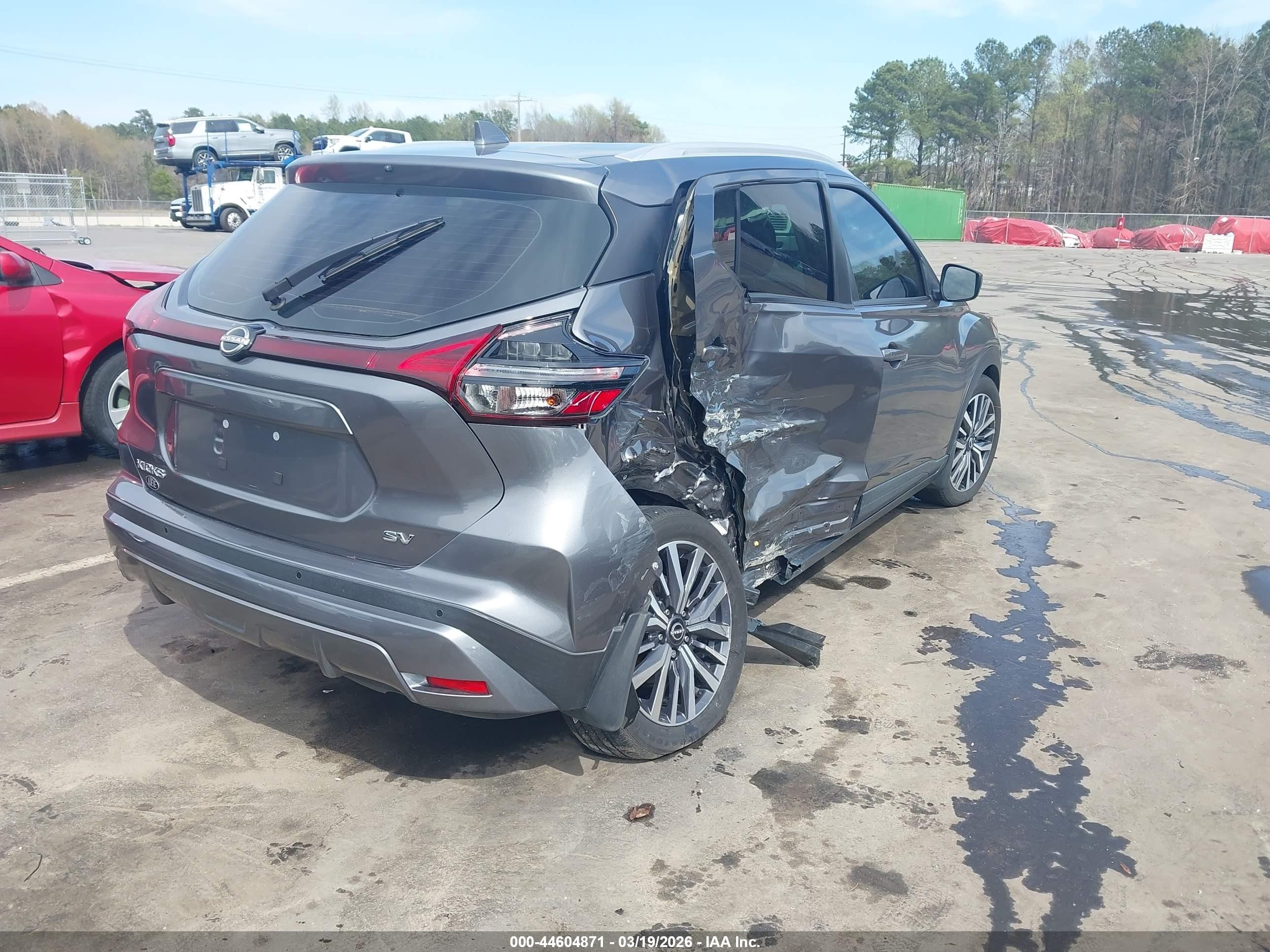 2023 Nissan Kicks Sv Xtronic Cvt Gray vin: 3N1CP5CV5PL494983