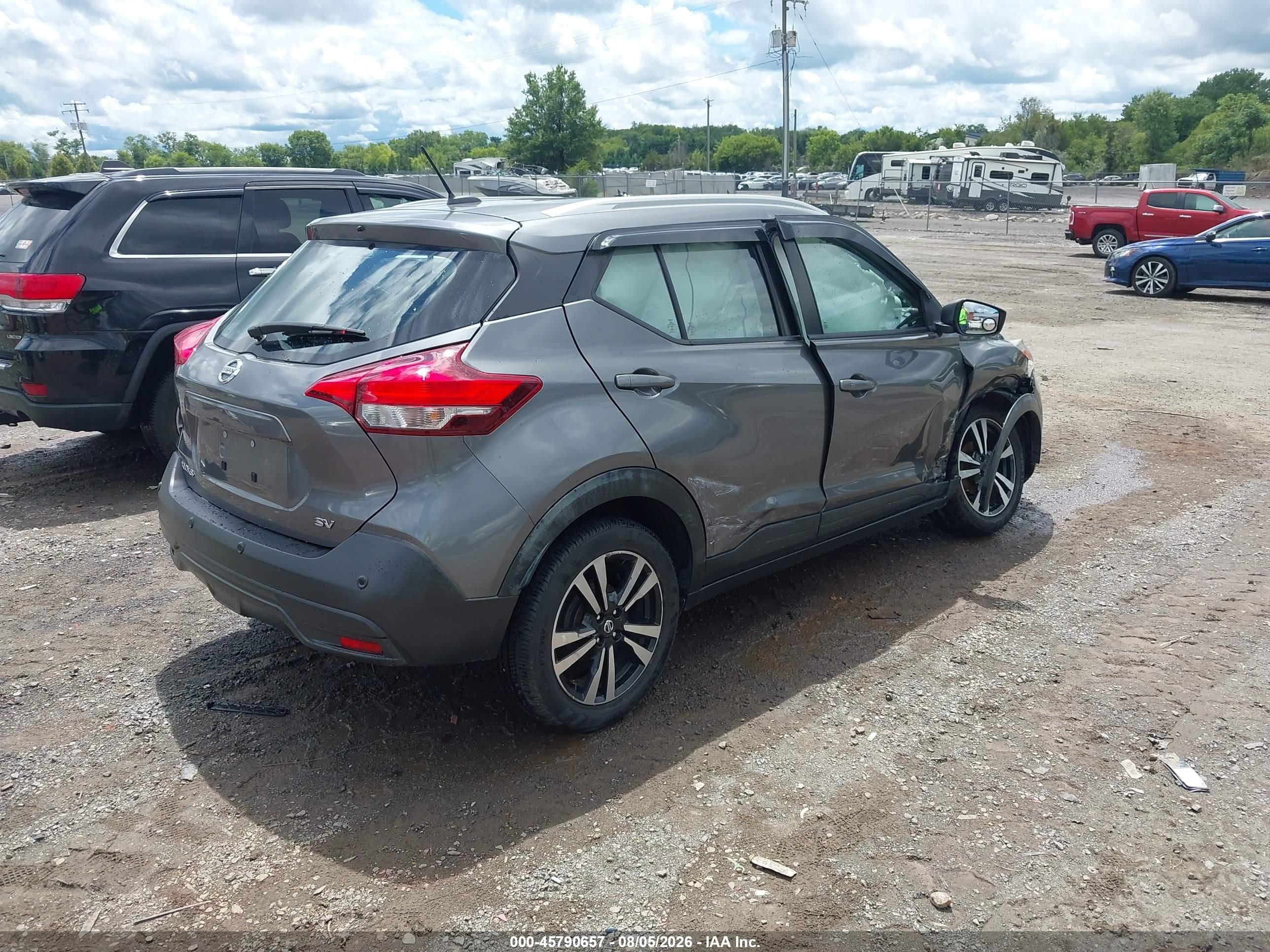 2020 Nissan Kicks Sv Xtronic Cvt Серый vin: 3N1CP5CV6LL516063