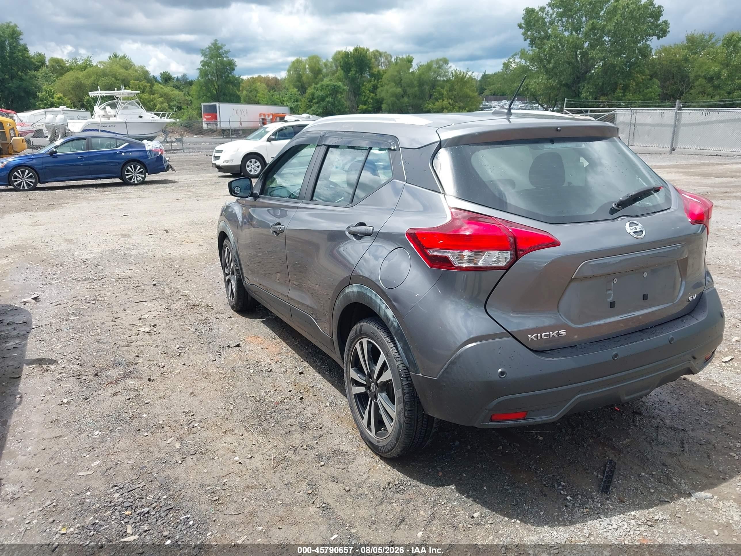 2020 Nissan Kicks Sv Xtronic Cvt Серый vin: 3N1CP5CV6LL516063